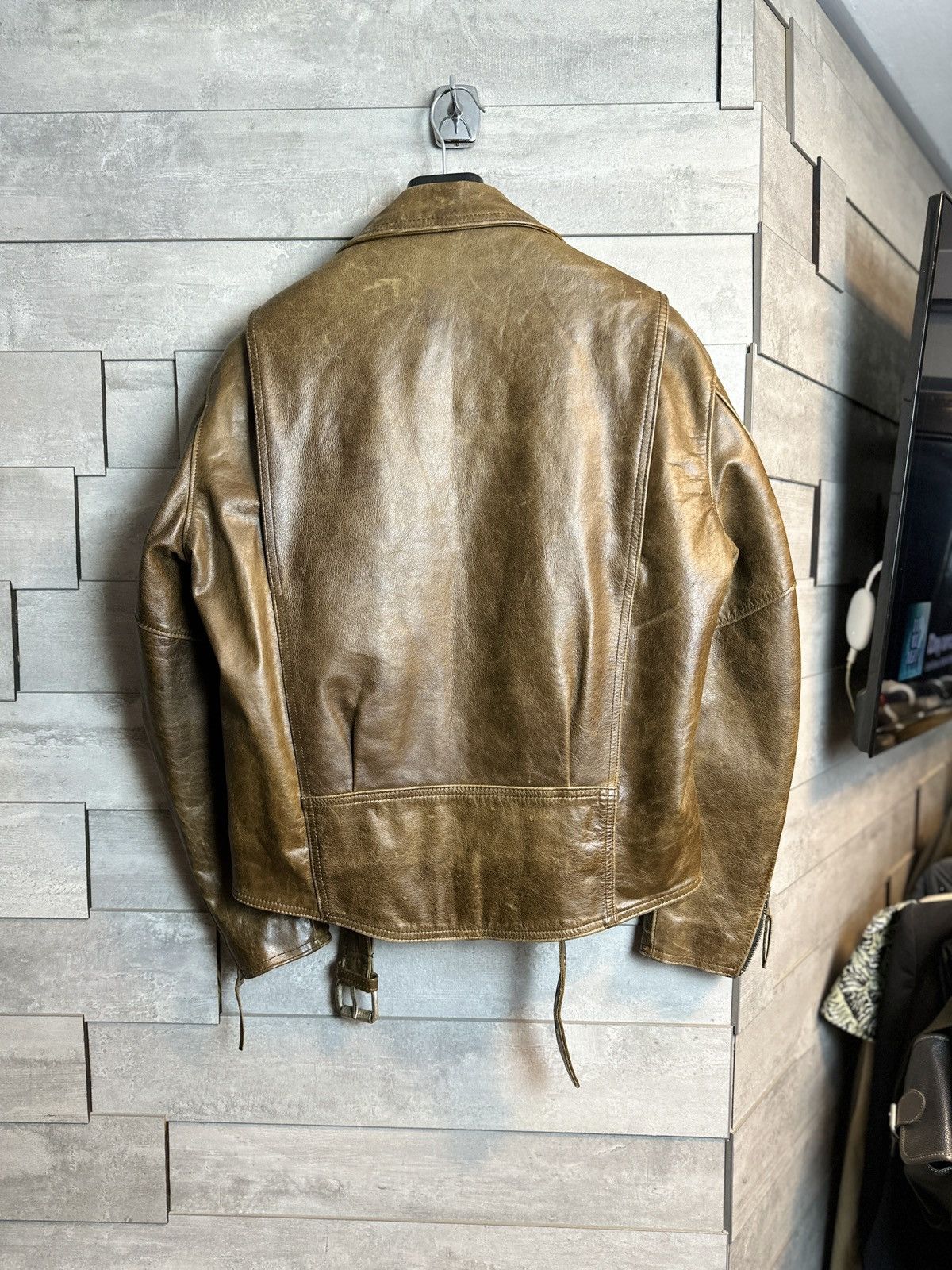 Harley Davidson Vintage Harley Davidson Biker Leather Jacket Size US M / EU 48-50 / 2 - 2 Thumbnail