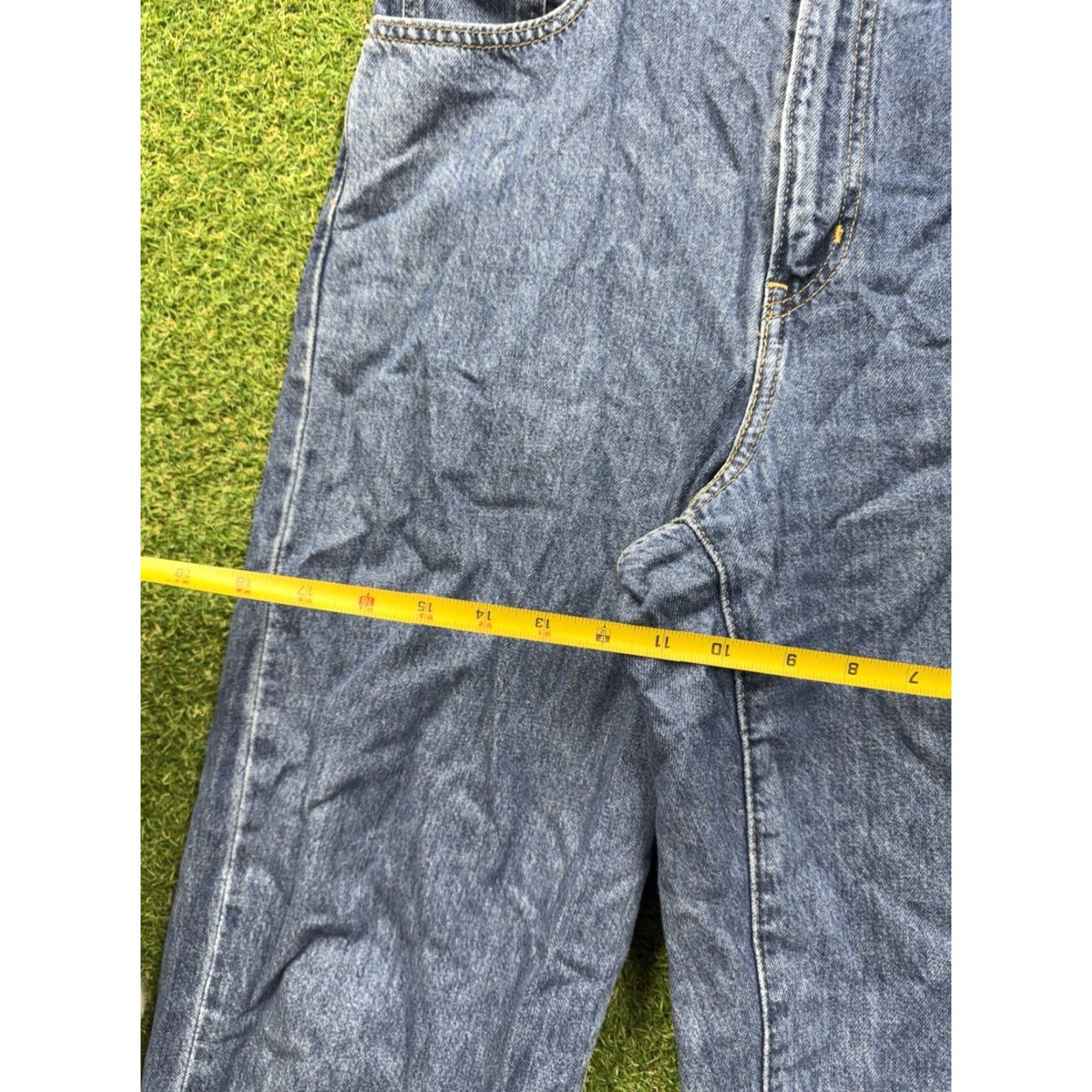 Levi's Levis High Waisted Straight Jeans Womens 30 Denim Wide Leg Baggy y2k Skater Size 30" / US 8 / IT 44 - 3 Thumbnail