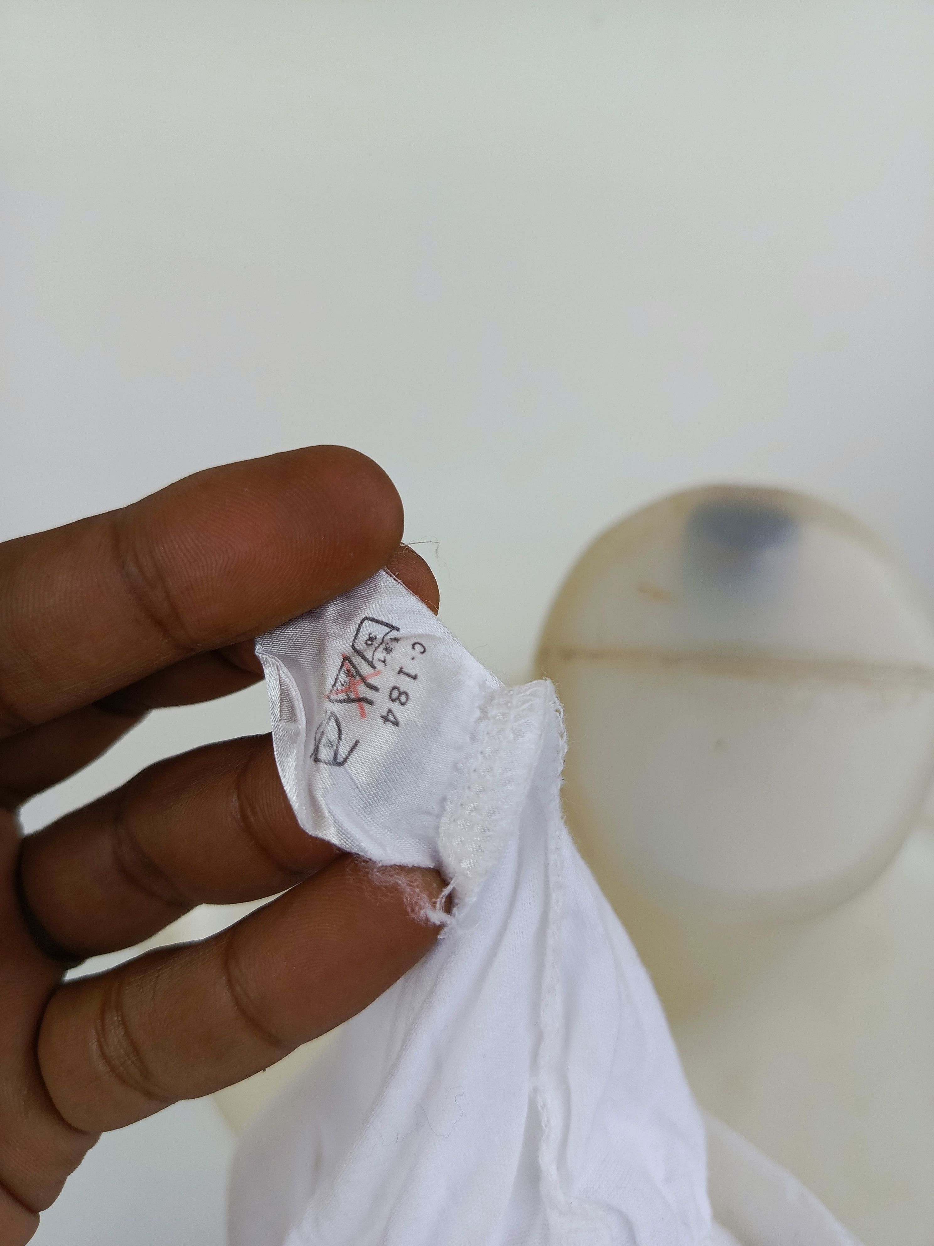 Japanese Brand More Joy by Naigai White Short Sleeve Blouse Size L / US 10 / IT 46 - 8 Thumbnail