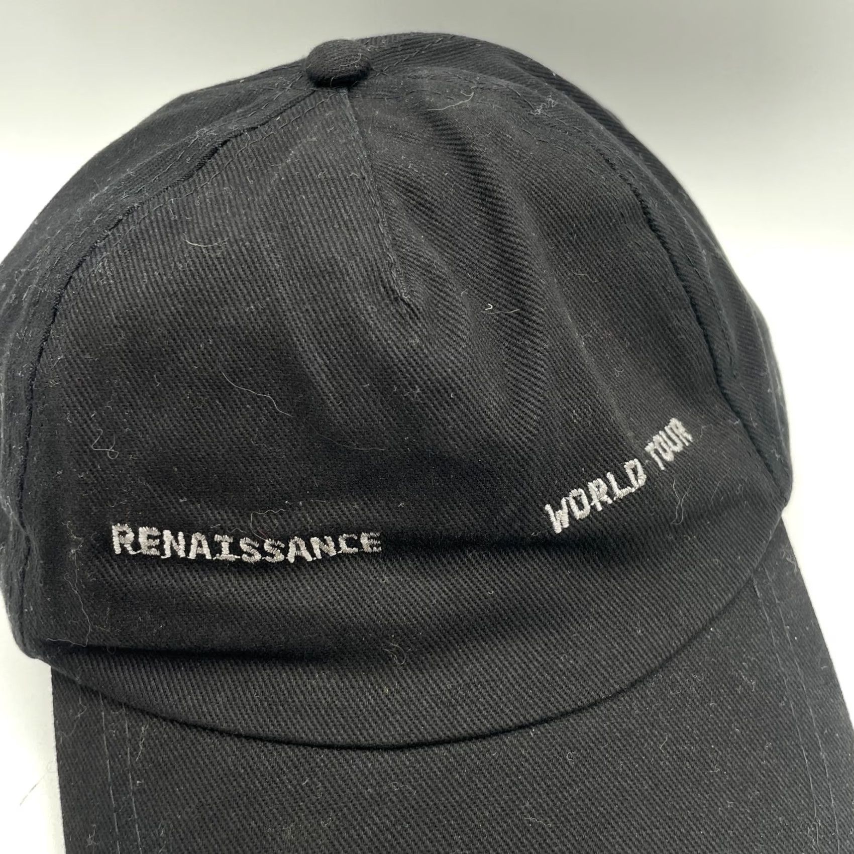Vintage Beyonce Hat Cap Womens Black Renaissance World Tour Official Baseball Cap Adjustable Lightweight Straps One Size Women's Size ONE SIZE - 2 Thumbnail