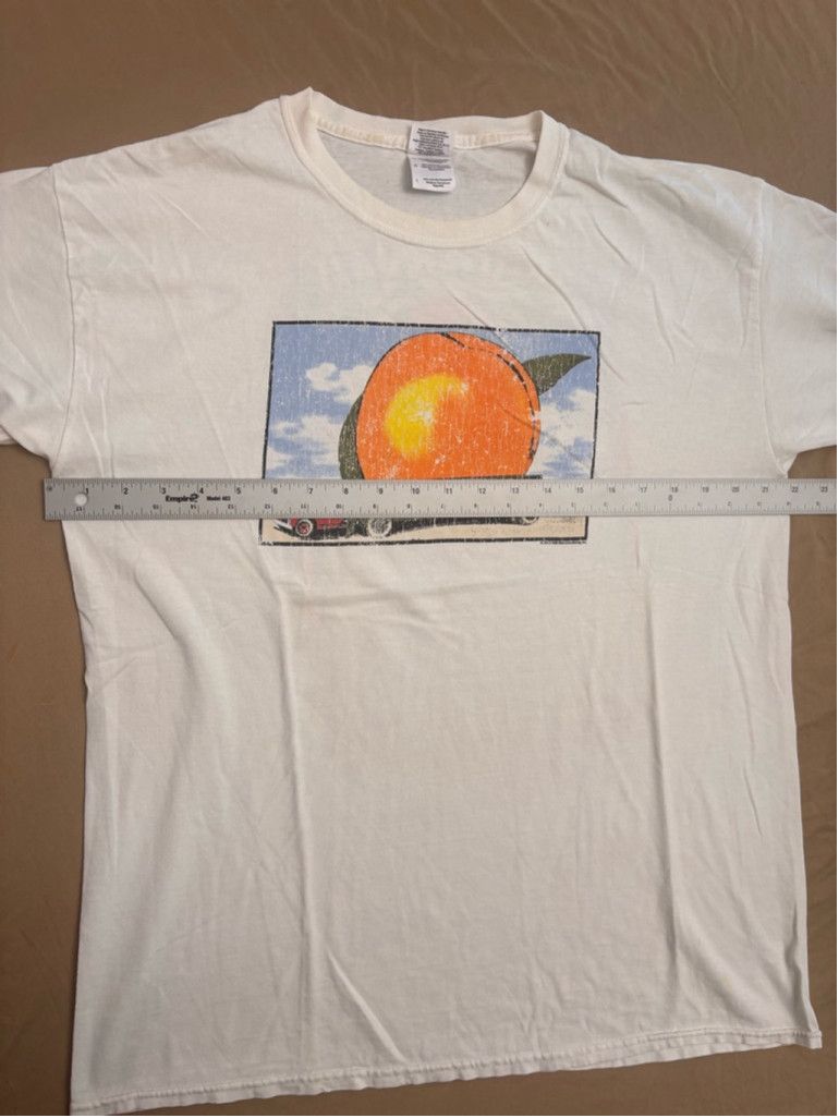 Gildan Men's Gildan Graphic T-shirt Size L White Peach Truck Size US L / EU 52-54 / 3 - 3 Thumbnail