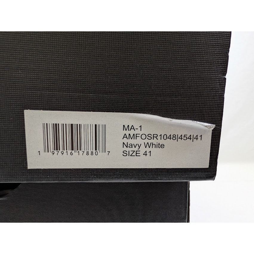 Amiri o1rshd1 Q:2 / MA-1 Low-Top Sneakers in Navy / White Size US 8 / EU 41 - 23 Thumbnail