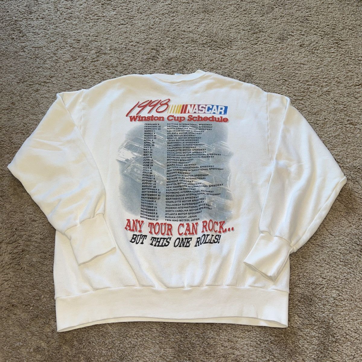 NASCAR 90s Nascar Winston Cup Sweatshirt AOP Size US L / EU 52-54 / 3 - 6 Thumbnail