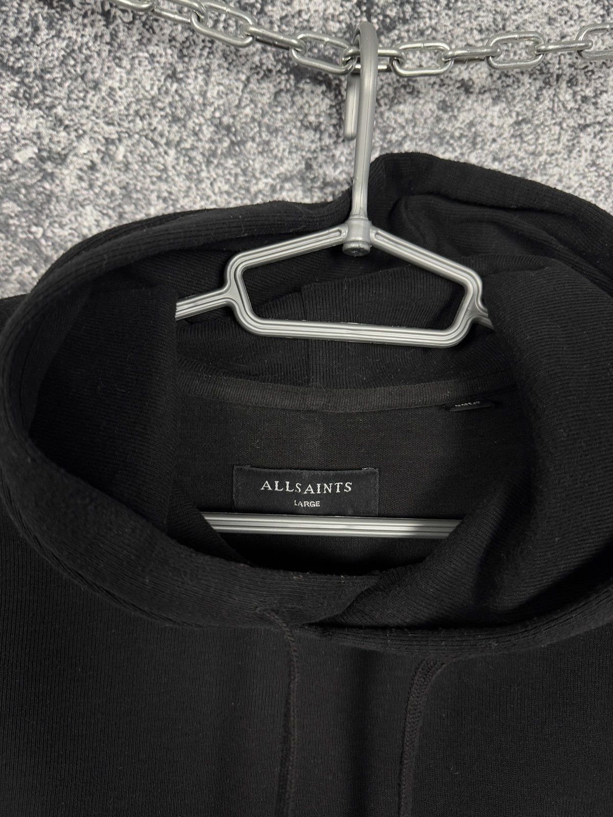 Allsaints Men’s Allsaints Theo Oth Hoody Luxury Black Hoodie Size L Size US L / EU 52-54 / 3 - 7 Thumbnail