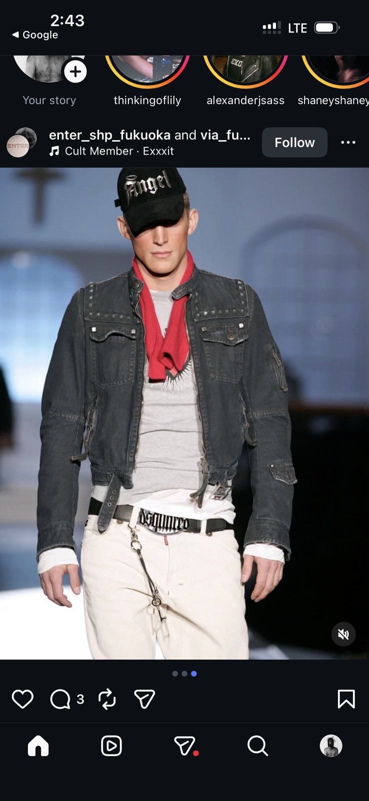 Dsquared2 Dsquared2 aw05 denim biker jacket Size US M / EU 48-50 / 2 - 3 Thumbnail
