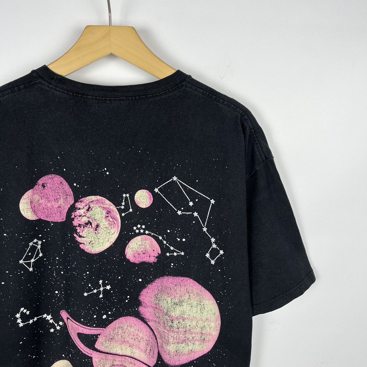 Stussy Vintage Stussy Space y2k big logo faded tee 00’s Size US XL / EU 56 / 4 - 2 Thumbnail
