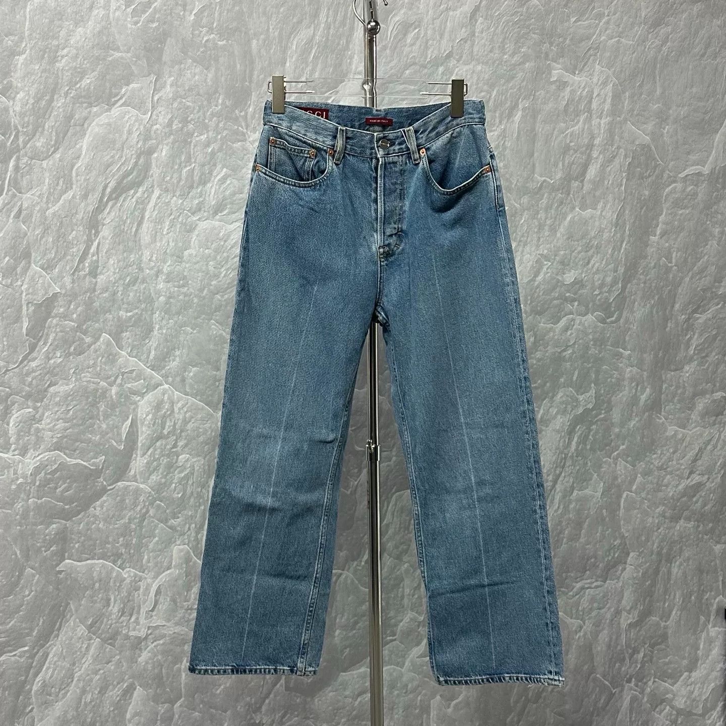 Gucci gucci washed denim long pants size 27 Size US 27 - 1 Thumbnail