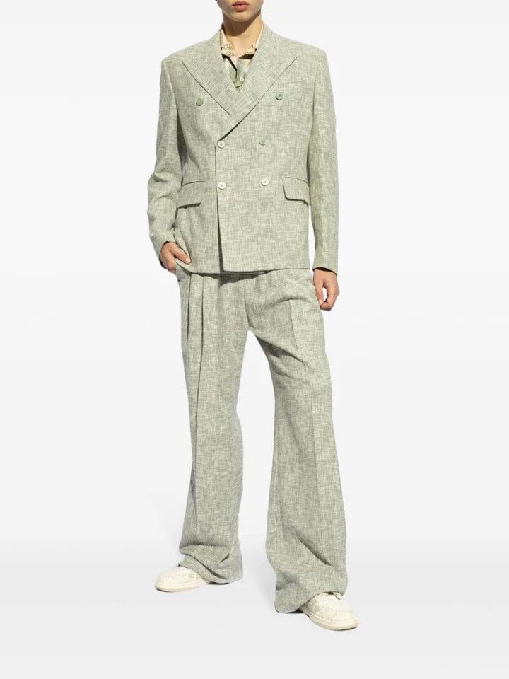 Amiri o1y0525 Blazer in Sage Green Size US M / EU 48-50 / 2 - 5 Thumbnail