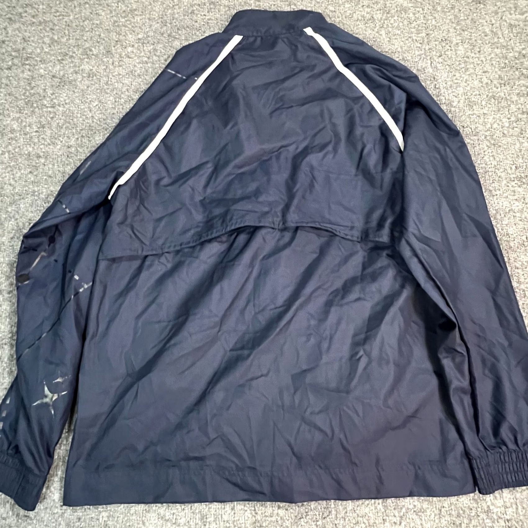 Nike VINTAGE Nike Flight Jacket Mens Medium Blue Windbreaker Lightweight Casual Sports Wind-Resistant Pockets Zipper Merrow Logo Size US M / EU 48-50 / 2 - 3 Thumbnail