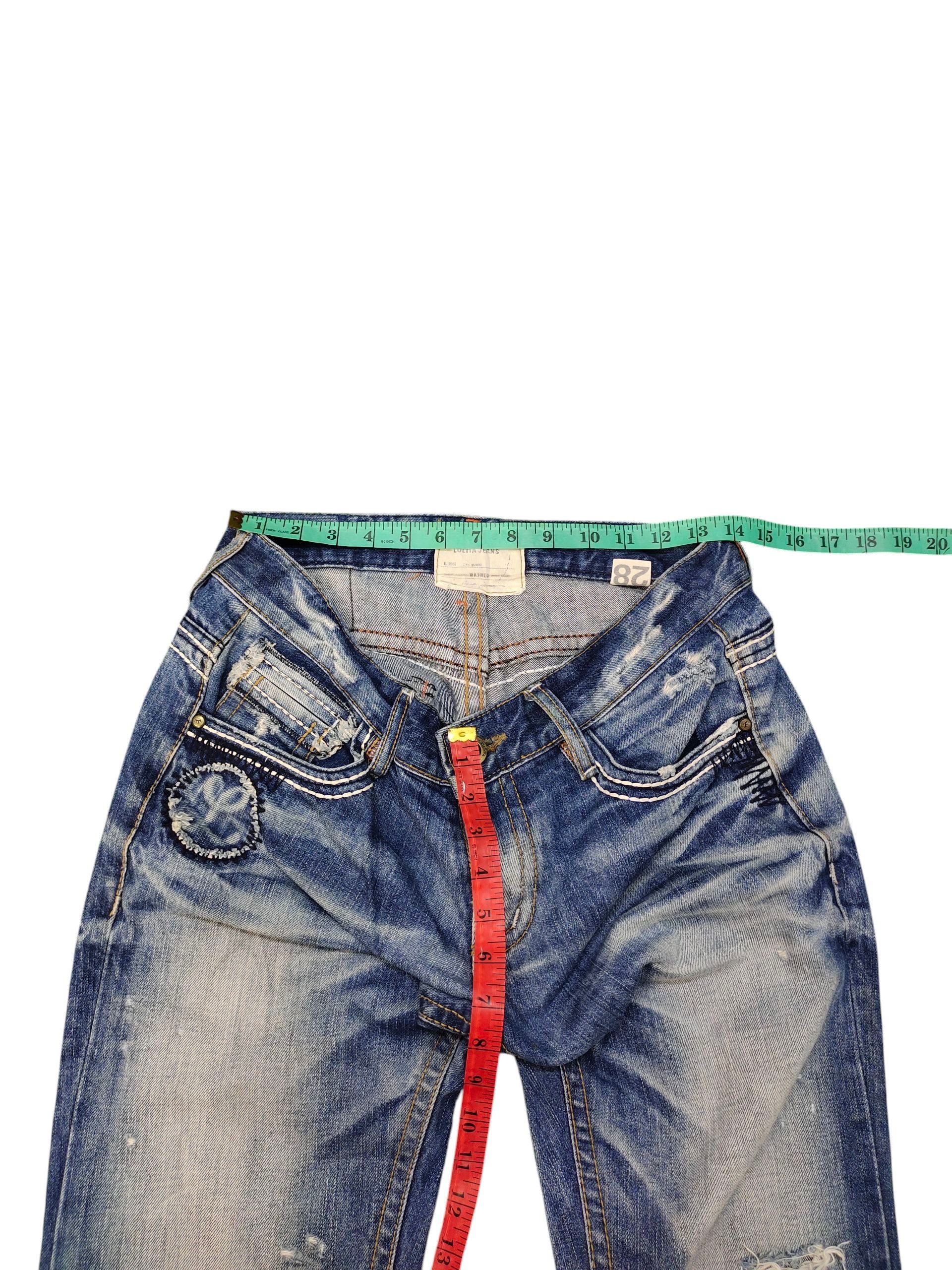 Number (N)ine × Undercover Yoshitomo Nara Lolita Clawmark Distress Denim Jeans Size US 30 / EU 46 - 17 Thumbnail