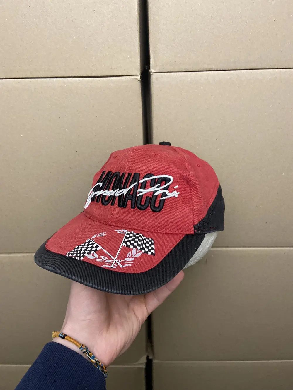 Vintage VINTAGE GRAND PRIX 1 MONACO MONTE CARLO RACING CAP HAT Y2K Size ONE SIZE - 1 Thumbnail