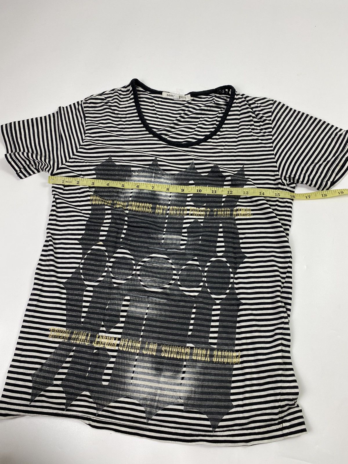 Beauty Beast × Hysteric Glamour × Japanese Brand japanese brand stripe tee semantic design poem Size US M / EU 48-50 / 2 - 5 Thumbnail