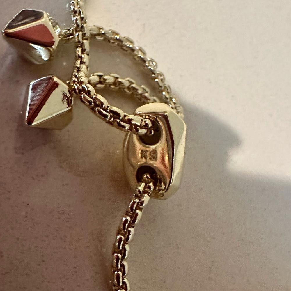 Kendra Scott Kendra Scott Reid Coral Pendant Gold Chain Long Necklace Size ONE SIZE - 5 Thumbnail