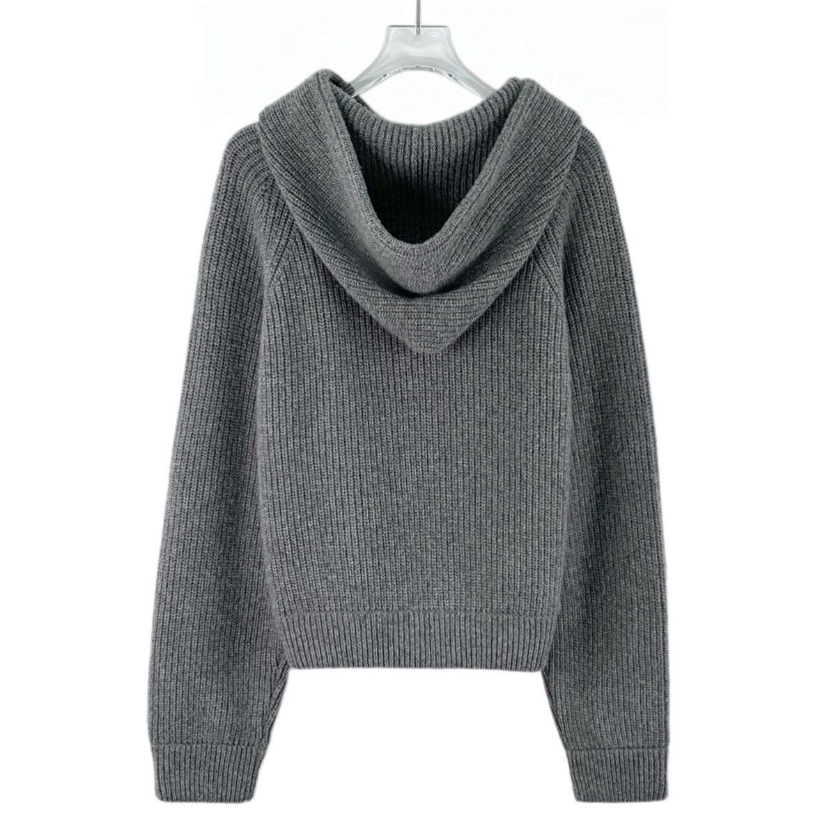 Celine Celine Logo Letter Wool Hooded Long Sleeve Knitwear K26WX Size M / US 6-8 / IT 42-44 - 2 Thumbnail