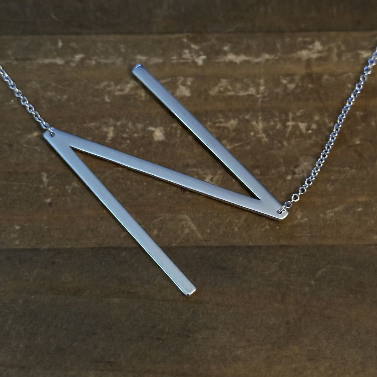 Other Cai silver tone sideway initial letter N necklace Size ONE SIZE - 3 Thumbnail