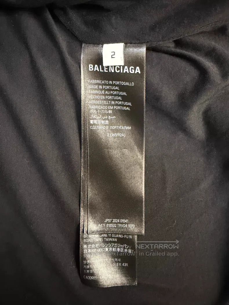 Balenciaga Balenciaga Black Fleece Jacket with Logo Size US M / EU 48-50 / 2 - 4 Thumbnail