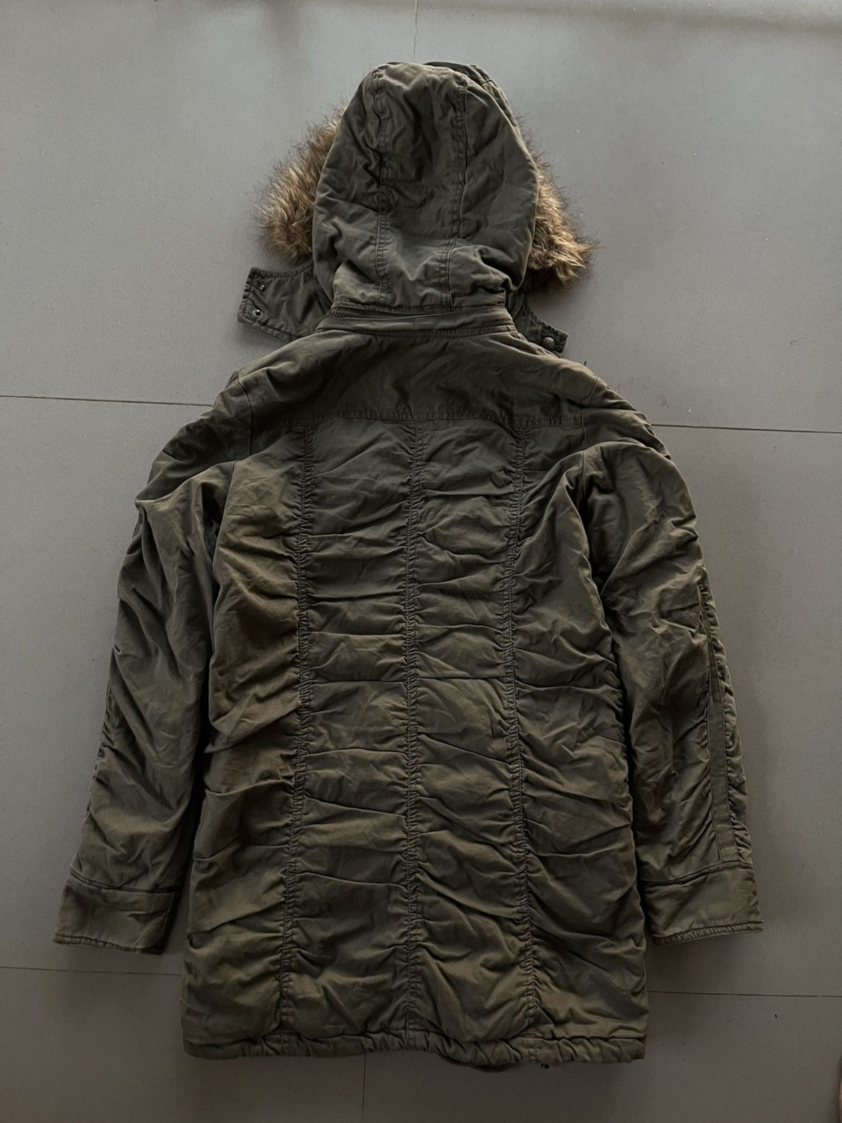 14th Addiction JAPANESE DOUBLEFOCUS FUR JACKET PARKA MULTIZIPER GOTHIC PUNK Size US M / EU 48-50 / 2 - 6 Thumbnail