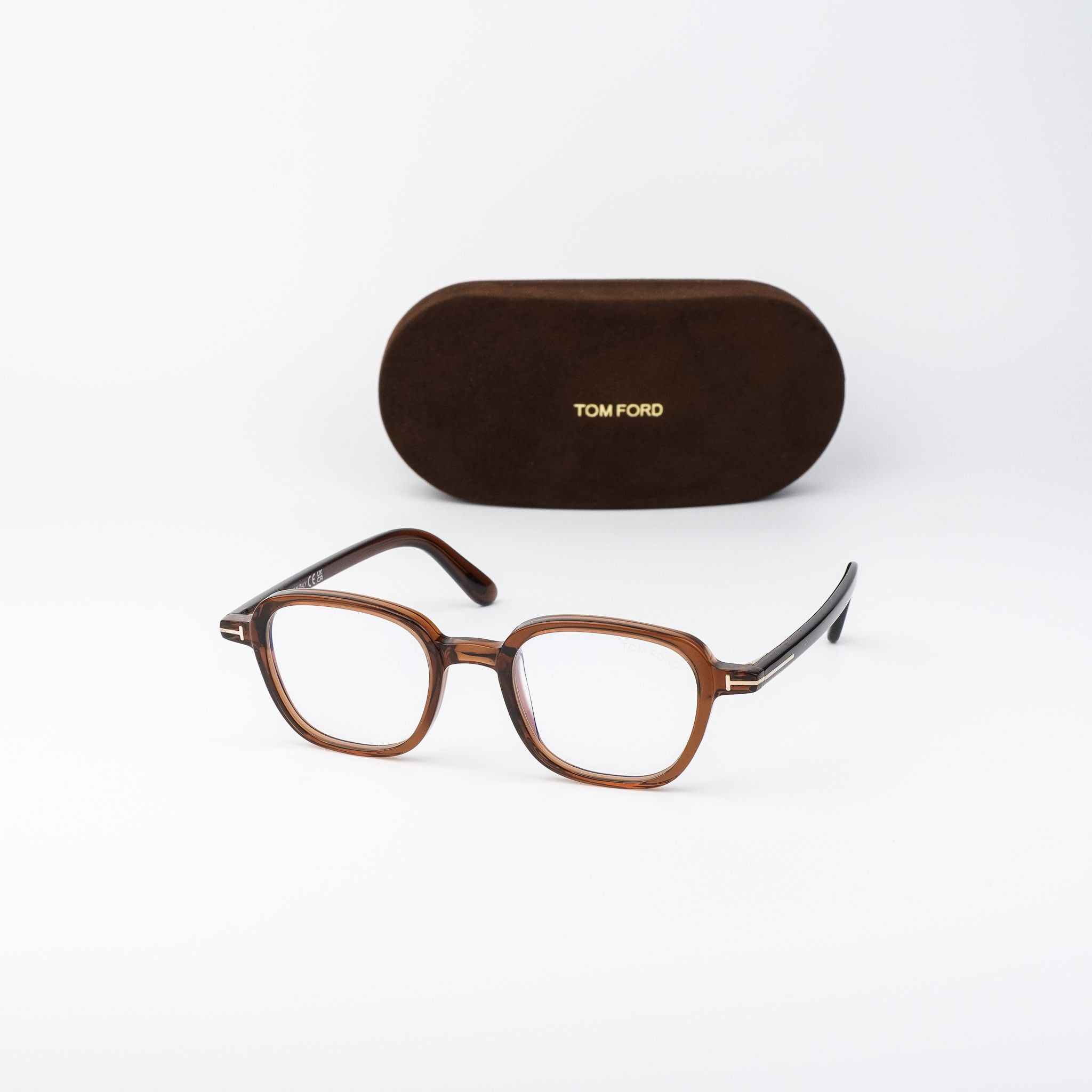 Tom Ford Tom Ford Men Eyeglasses Square FT5837-B 048 NEW AUTHENTIC Size ONE SIZE - 1 Thumbnail