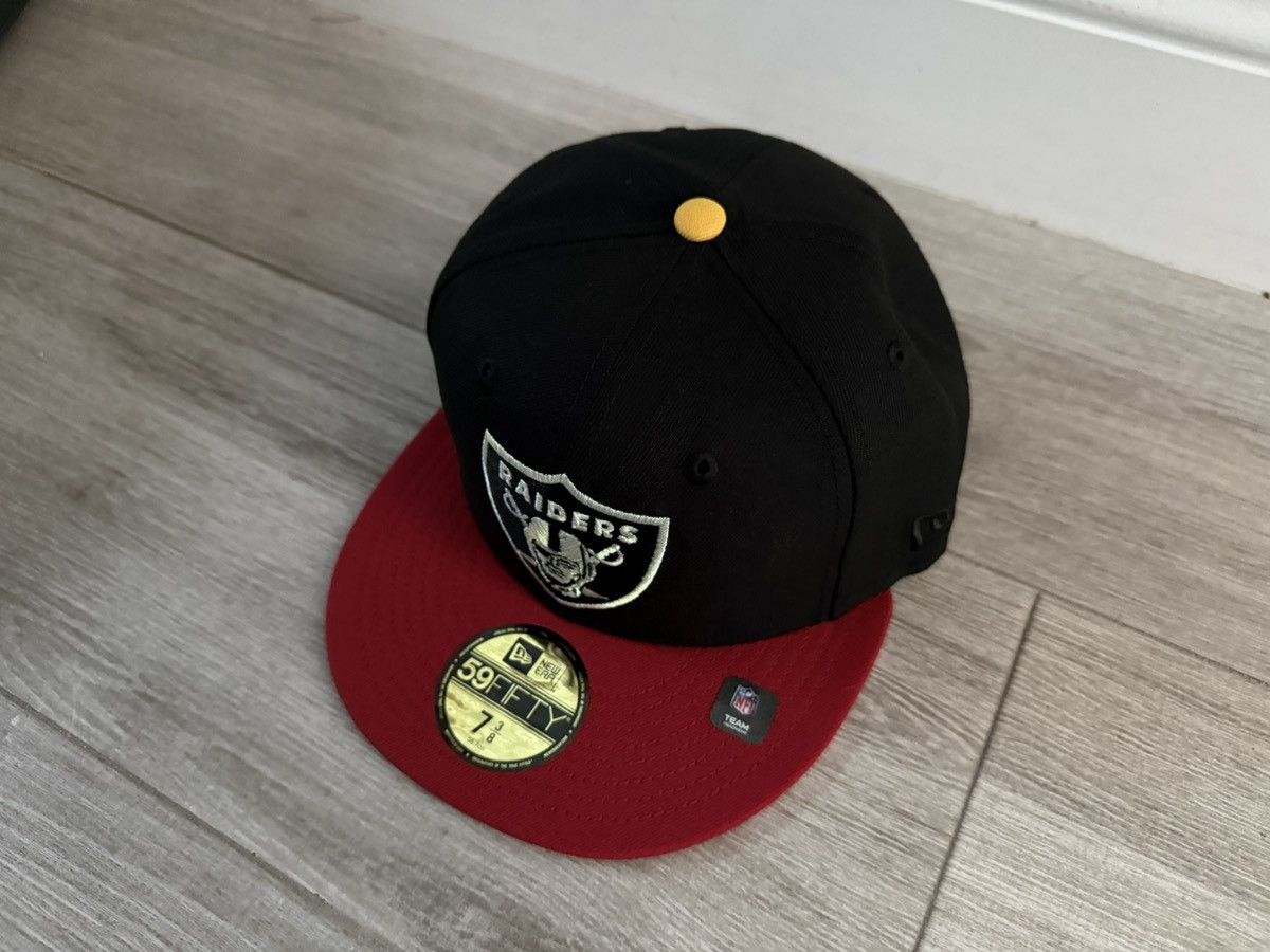 New Era Las Vegas Raiders New Era Stackin Chips Black Red Sz 7 3/8 Size ONE SIZE - 5 Thumbnail