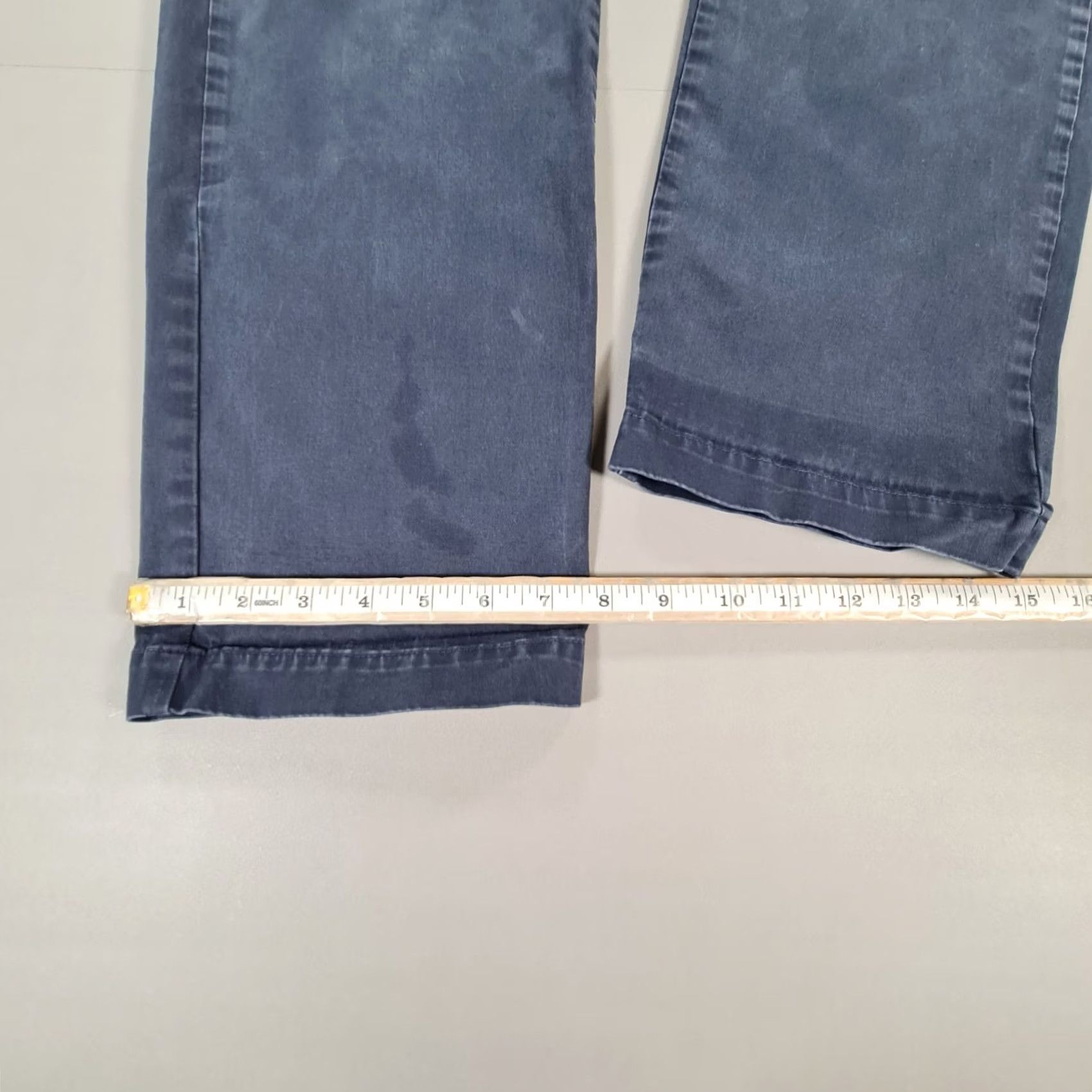Barena BARENA Venezia Mens Trousers Navy Blue Small 46 Drawstring Cotton Chino Pants Tapered Pockets 98% Cotton 2% Elastane Italy Vintage Mens Size US 29 - 7 Thumbnail