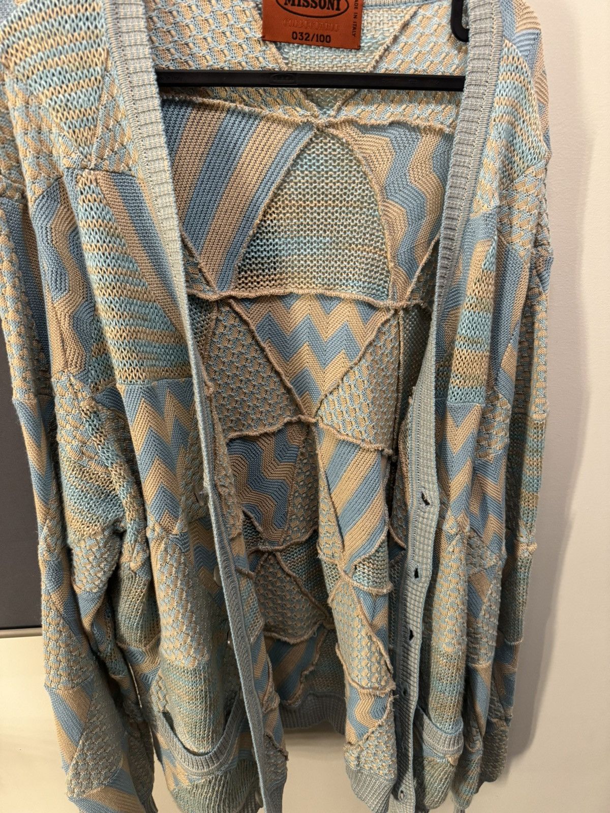 Missoni Missoni Triple Weave Cardigan Size US L / EU 52-54 / 3 - 1 Thumbnail