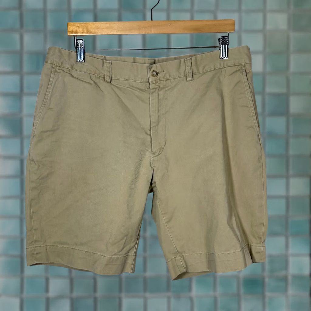 Polo Ralph Lauren Polo Ralph Lauren Chino Shorts Men 36 Tan Beige Cotton Flat Front Zip 9 Inseam Classic Casual Size US M / EU 48-50 / 2 - 1 Thumbnail