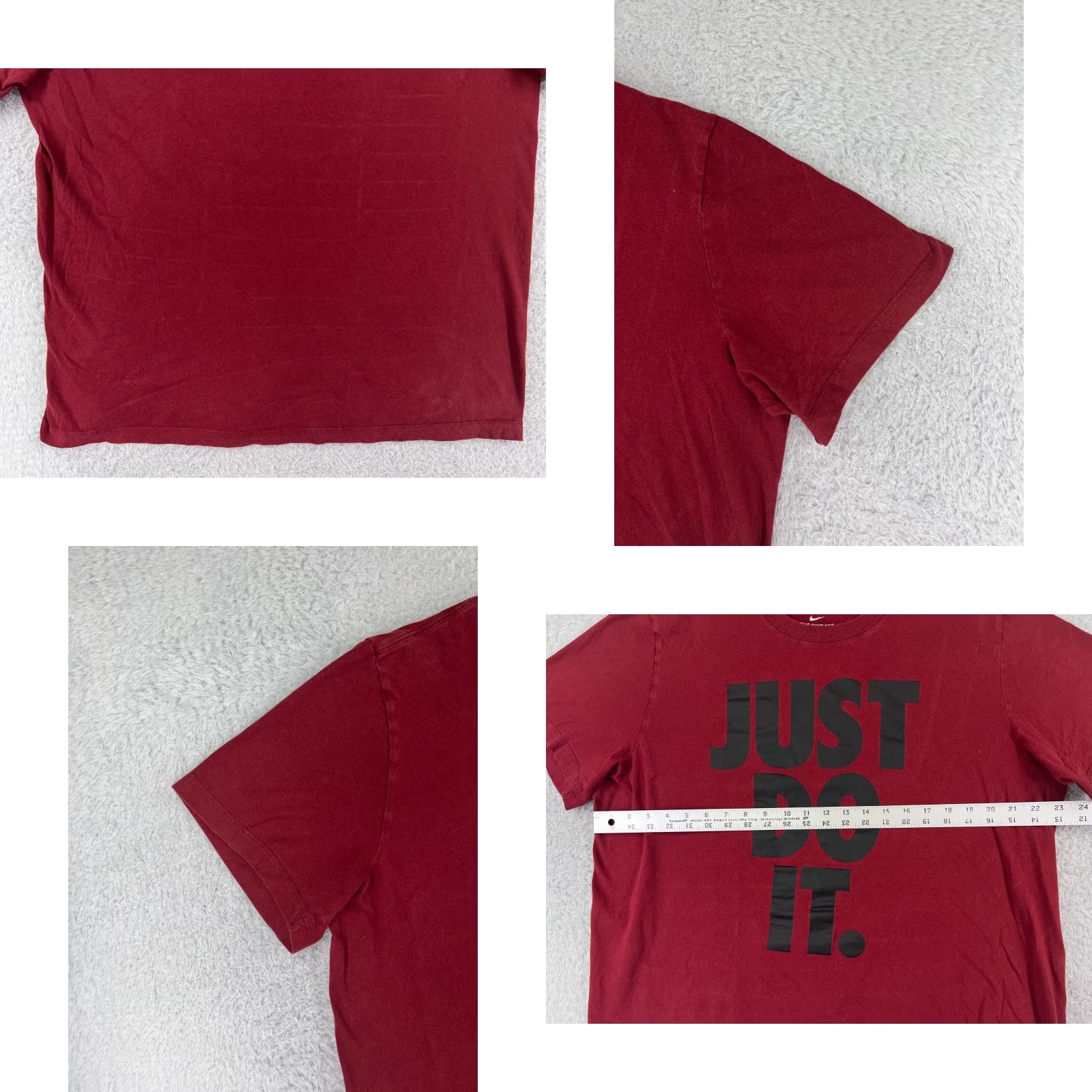 Nike Nike Shirt Mens XL Red Short Sleeve Crew Neck Logo Athletic 90s Outdoor Retro Sports Size US XL / EU 56 / 4 - 8 Thumbnail