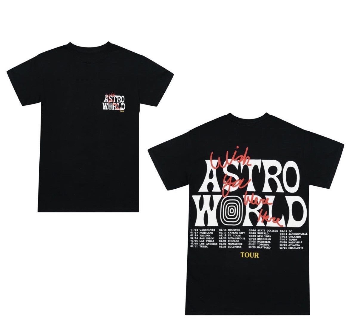 Travis Scott Astroworld Wish You Were Here Tee | Grailed
