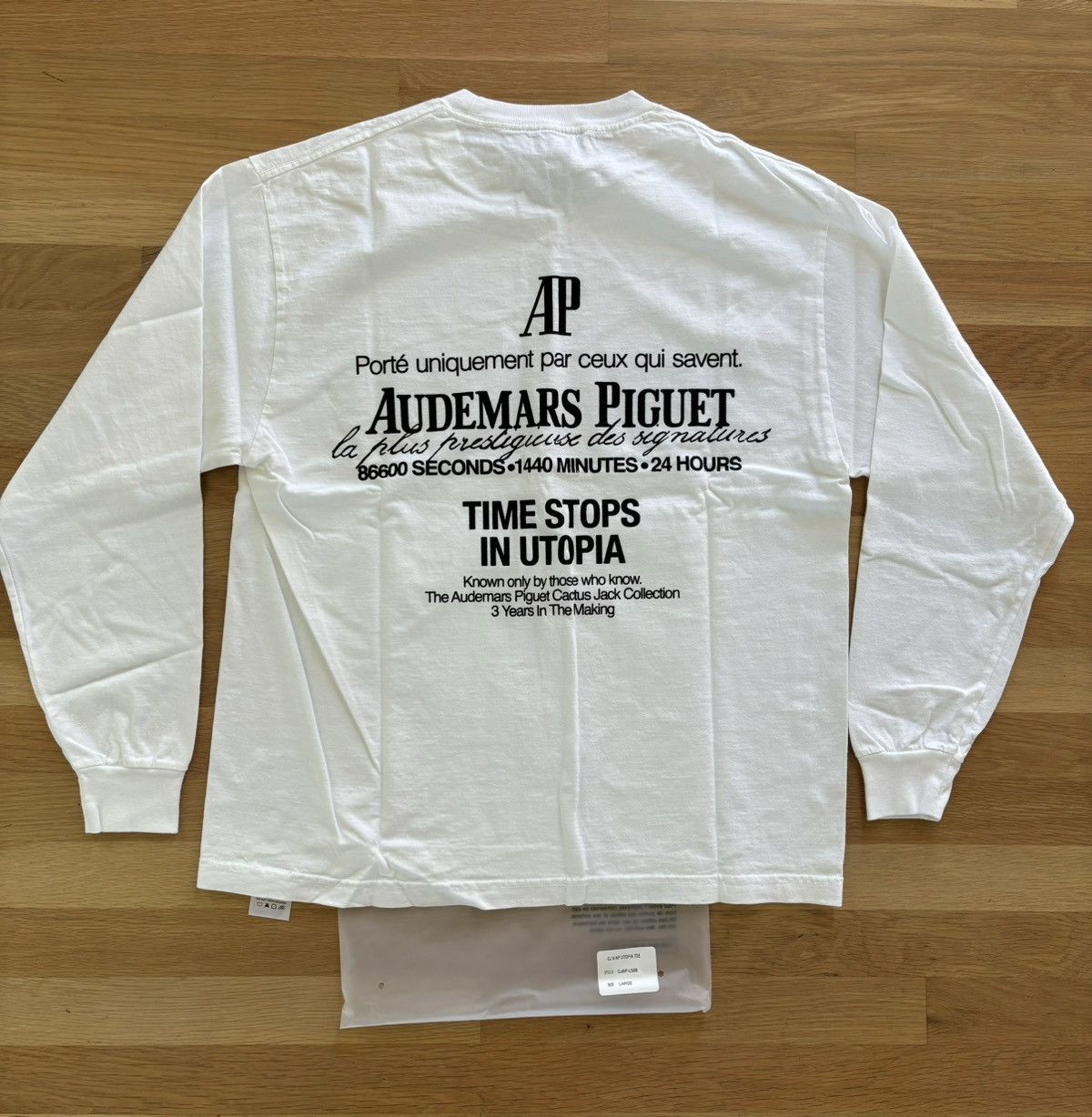 Audemars Piguet × Travis Scott Travis Scott Audemars Piguet Utopia Longsleeve Tee Size US L / EU 52-54 / 3 - 2 Thumbnail