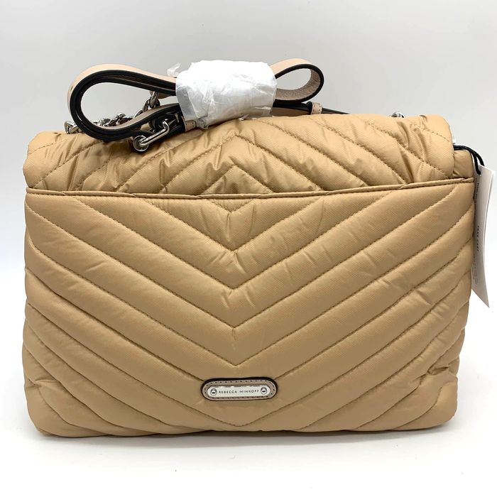 Rebecca minkoff edie nylon jumbo flap shoulder discount bag