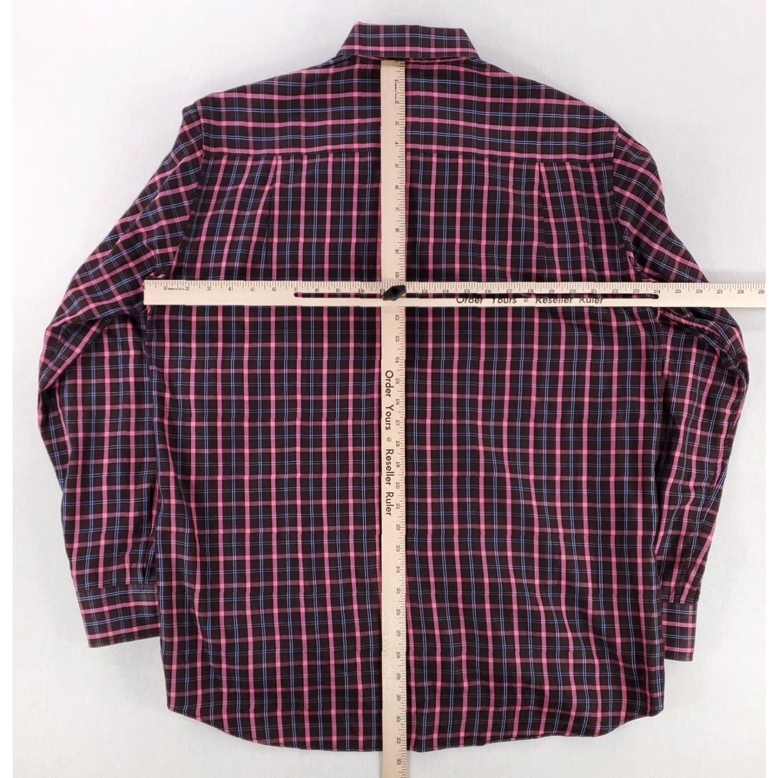 Paul & Shark Paul & Shark Yachting Button-Down Shirt Long Sleeve Plaid Mens L Multicolor Button-Up Sleeve Patch Note: Broken Button (Replacement Buttons Sewn On) Size US L / EU 52-54 / 3 - 6 Thumbnail