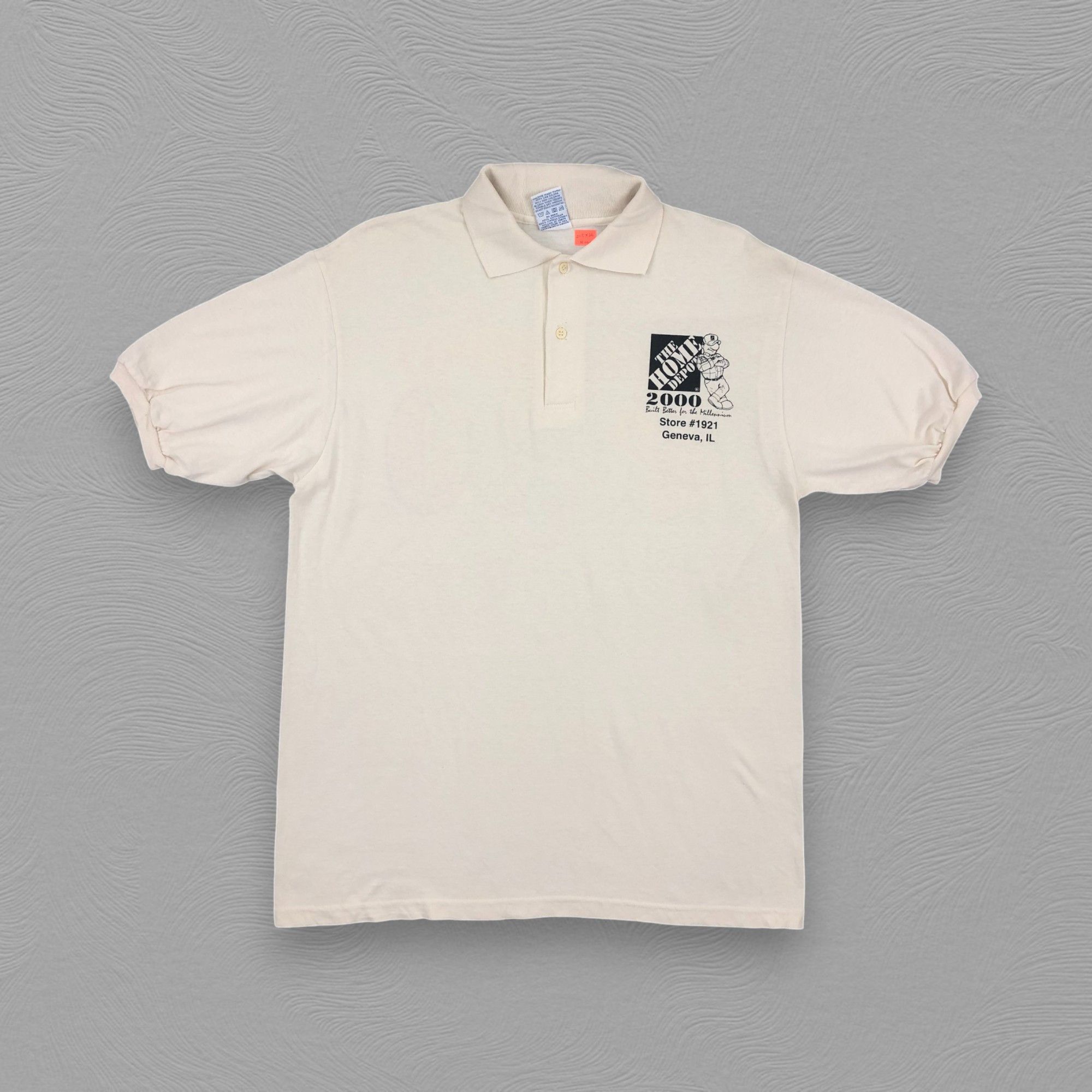 Anvil Vintage Home Depot 2000 Polo Tshirt - H054 Size US L / EU 52-54 / 3 - 2 Thumbnail