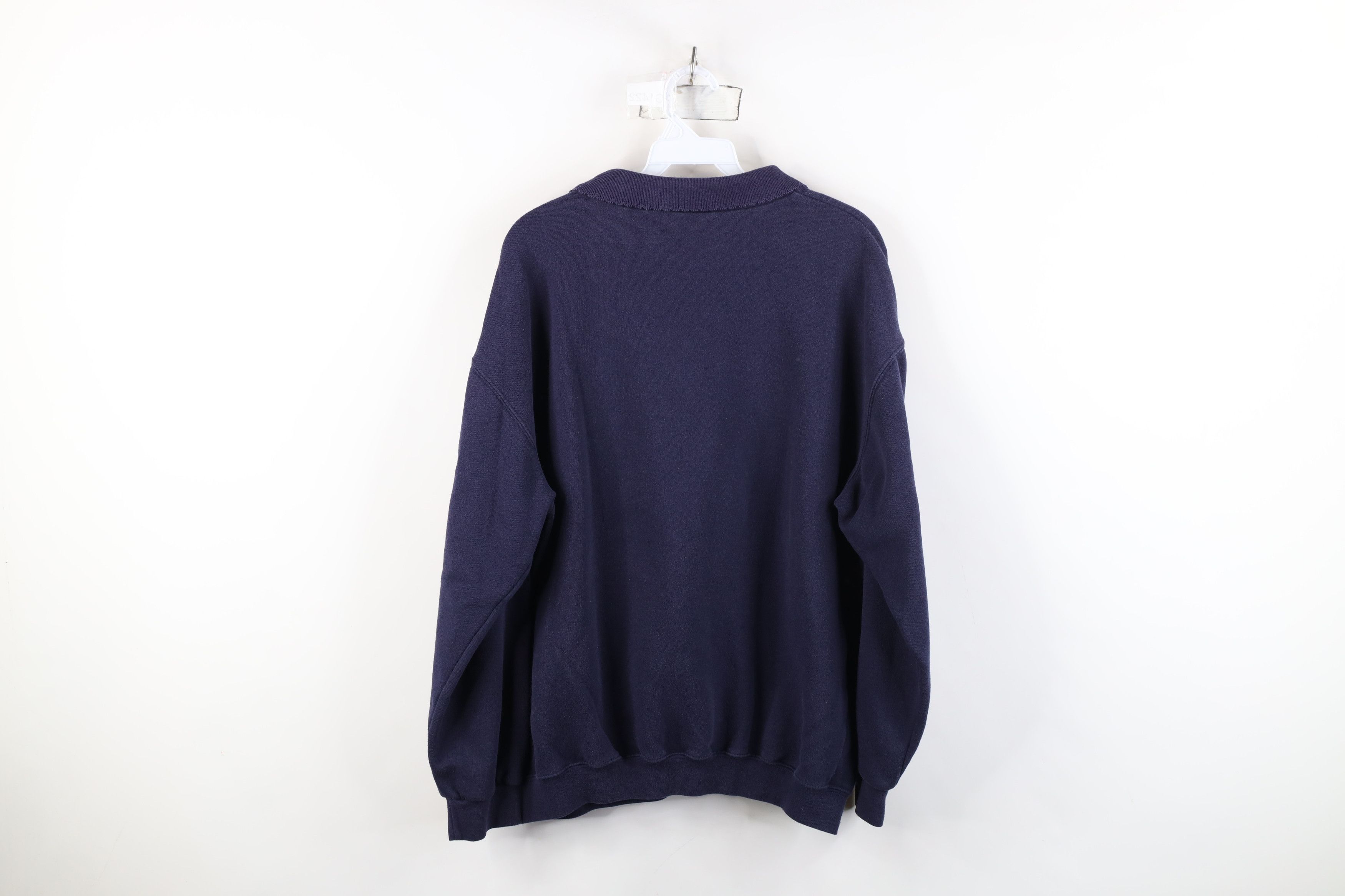 Vintage Vintage 90s Streetwear Garden Flower Collared Sweatshirt Size L / US 10 / IT 46 - 12 Thumbnail