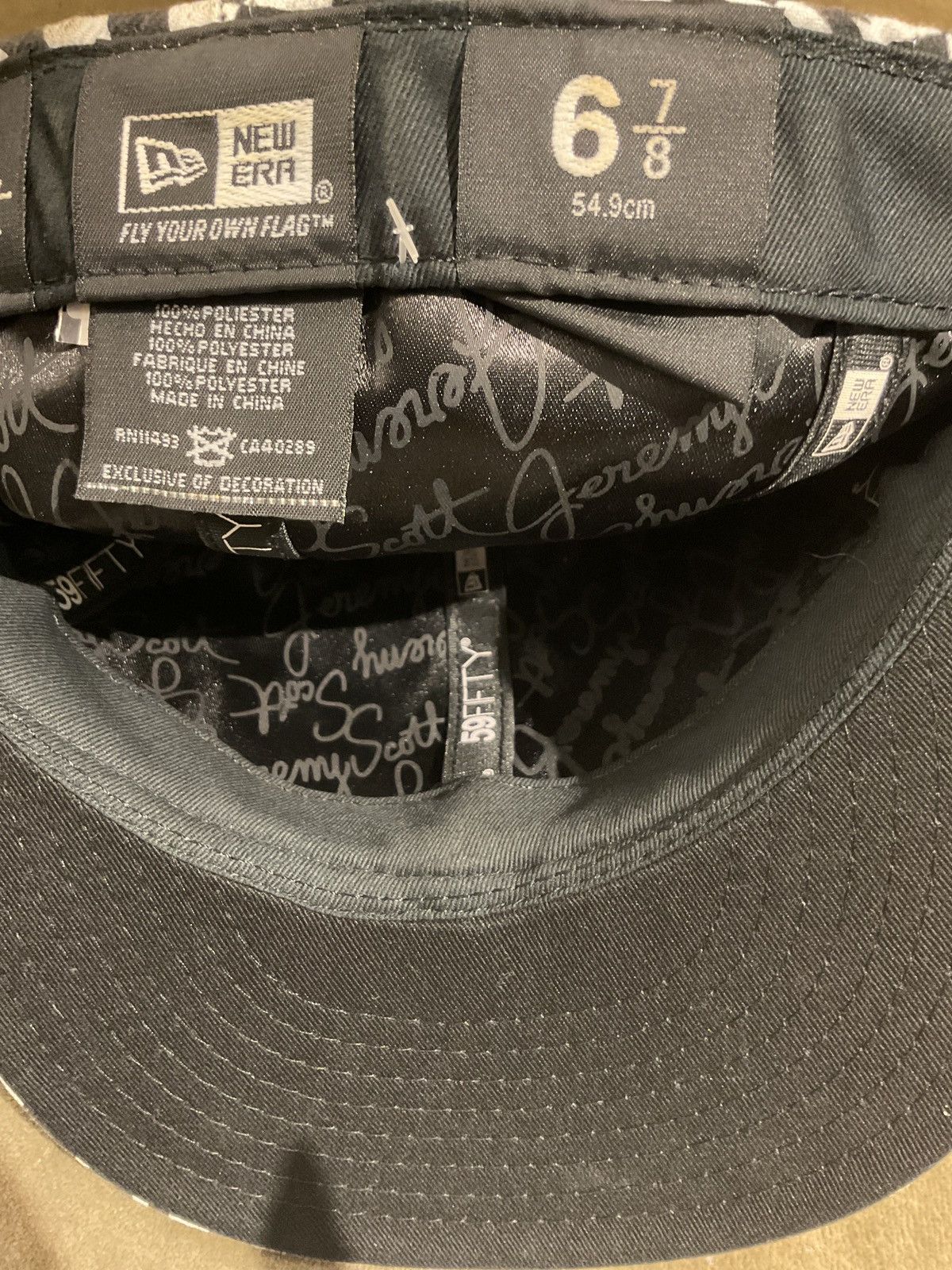 Jeremy Scott JEREMY SCOTT X NEW ERA CHECKERED WARPED 59FIFTY Size ONE SIZE - 3 Thumbnail