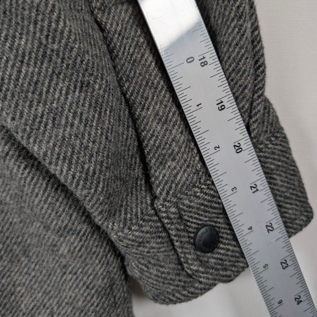 Unknown London Woolrich Alaskan Overshirt Striped Wool Blend Button Up L Size US L / EU 52-54 / 3 - 7 Thumbnail