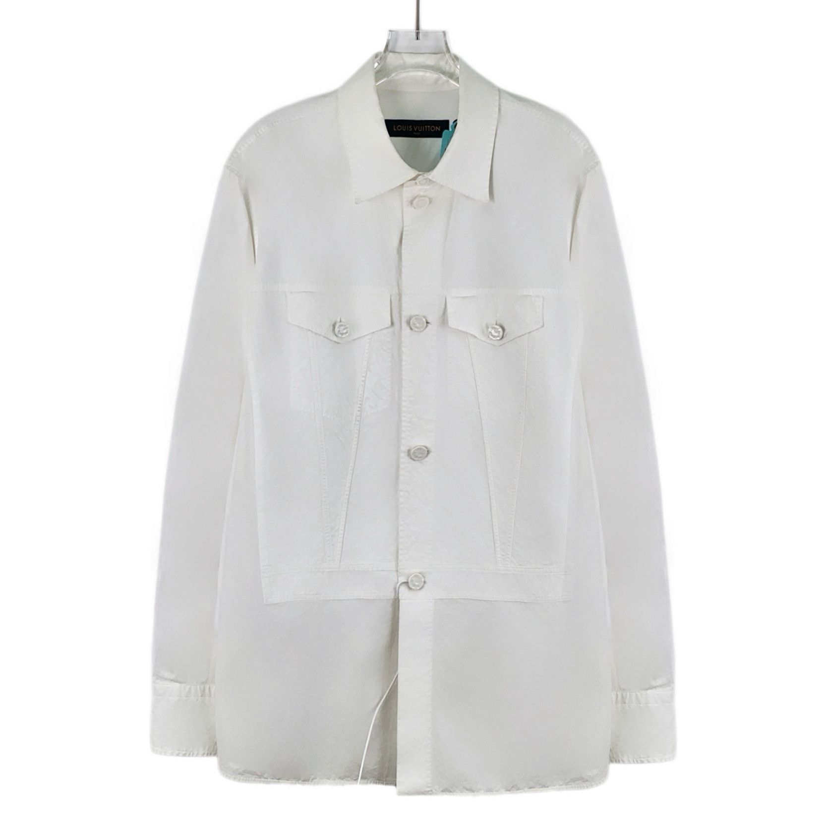Louis Vuitton Louis Vuitton Cotton Shirt White (L) Size US L / EU 52-54 / 3 - 1 Thumbnail