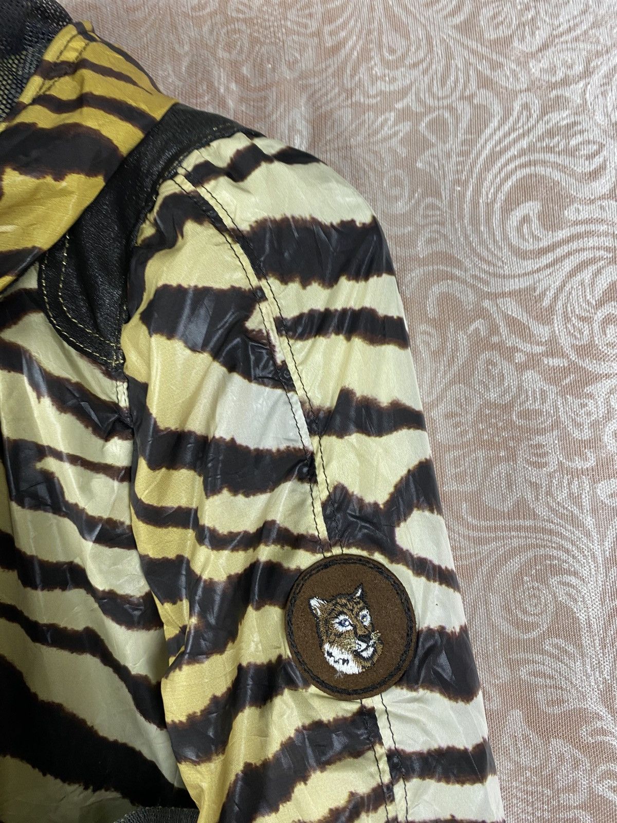 Japanese Brand Vintage La Moda Goji Tiger Print Jacket Y2K Animal Pattern Size L / US 10 / IT 46 - 8 Thumbnail