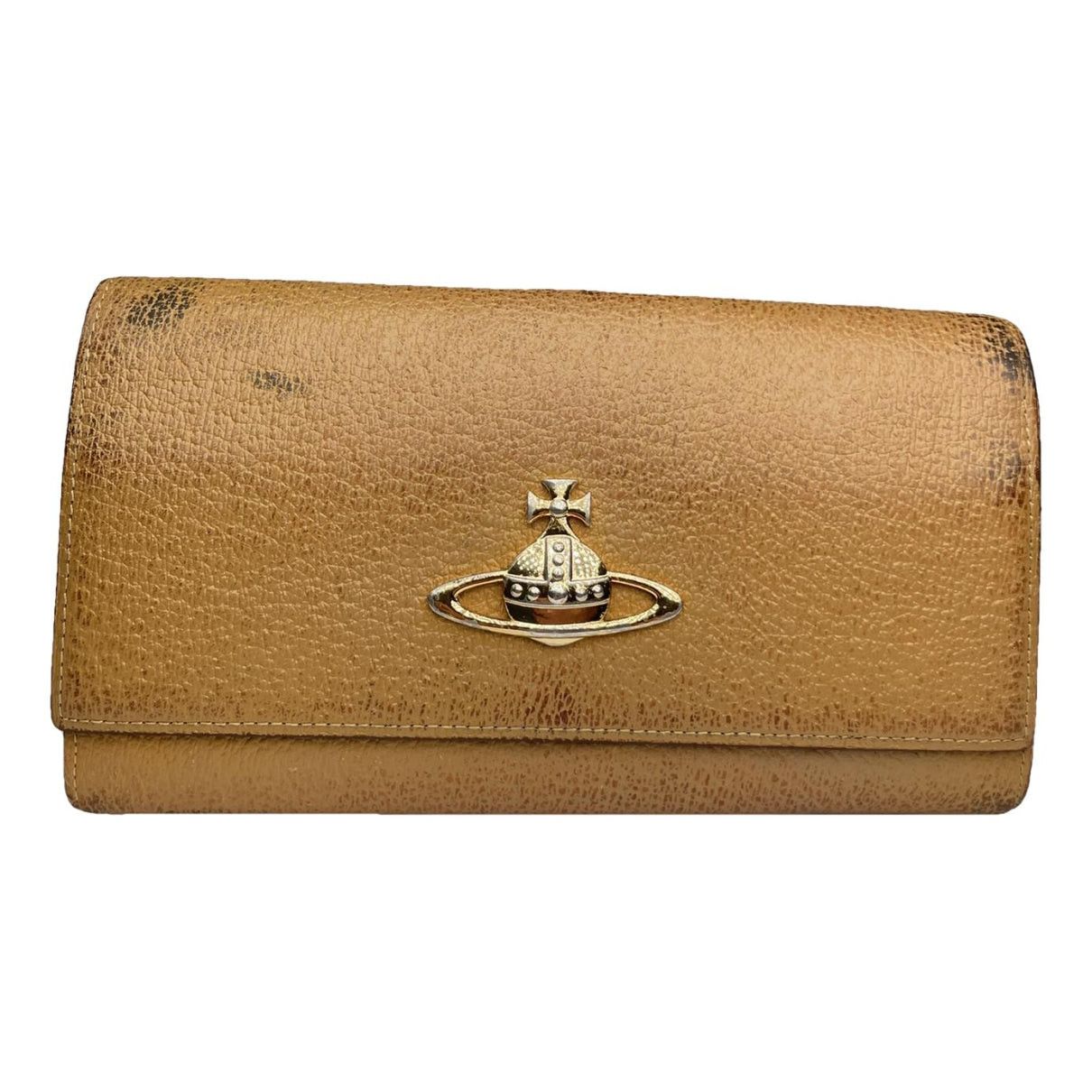 Vivienne Westwood Brown Leather Wallet Size ONE SIZE - 1 Thumbnail