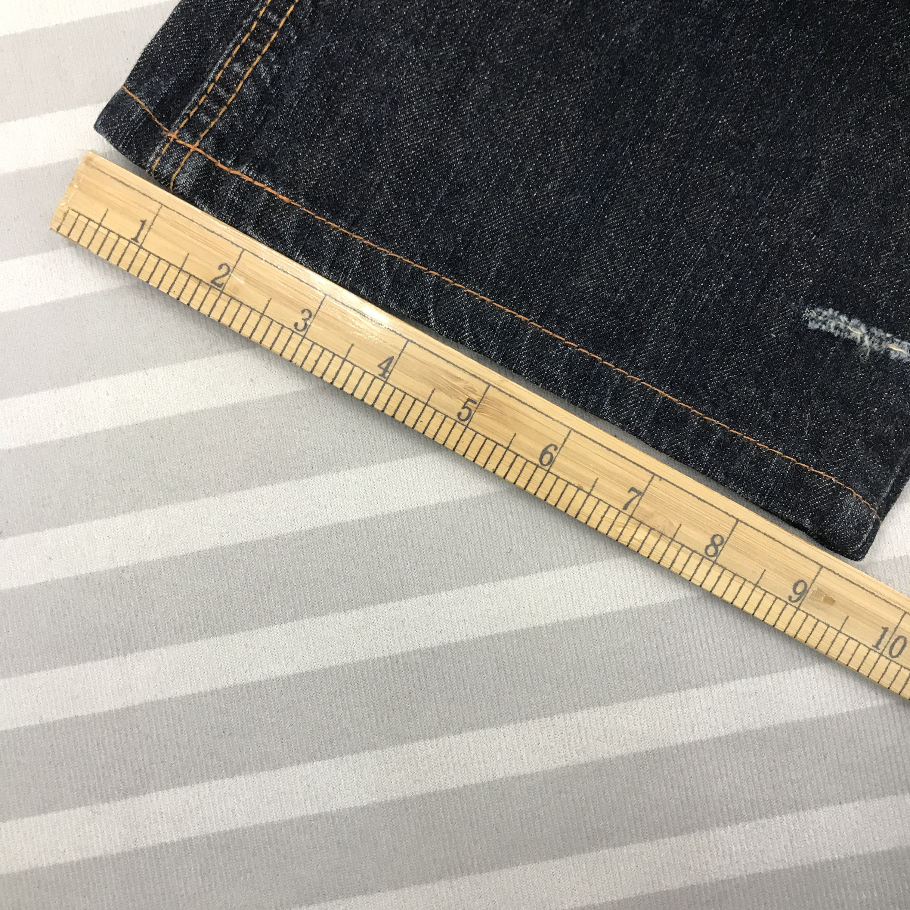 Edwin × If Six Was Nine × Japanese Brand Flare Edwin XWX Bootcut Distressed Denim Pants Size US 30 / EU 46 - 8 Thumbnail