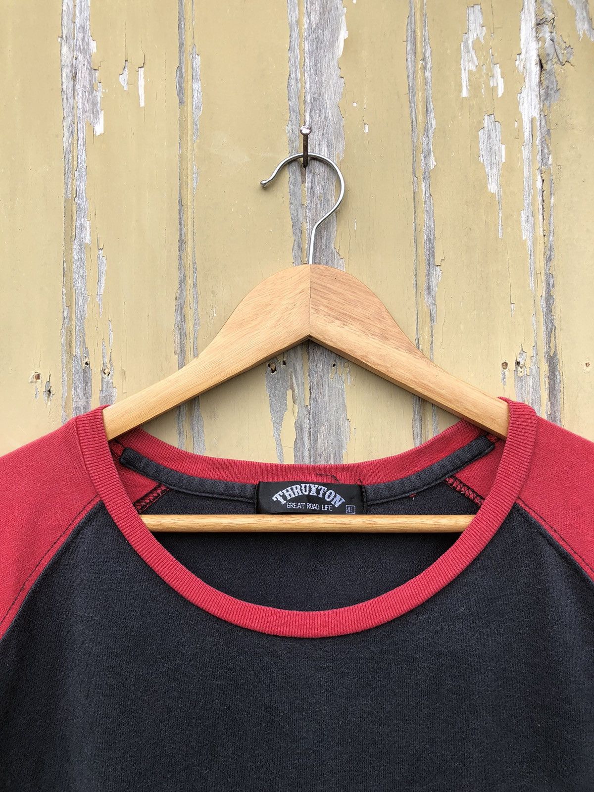 Harley Davidson × Japanese Brand × Vintage Vintage Thruxton Racingroad Motorcycle Team Old Dirty Tee Size US L / EU 52-54 / 3 - 16 Thumbnail