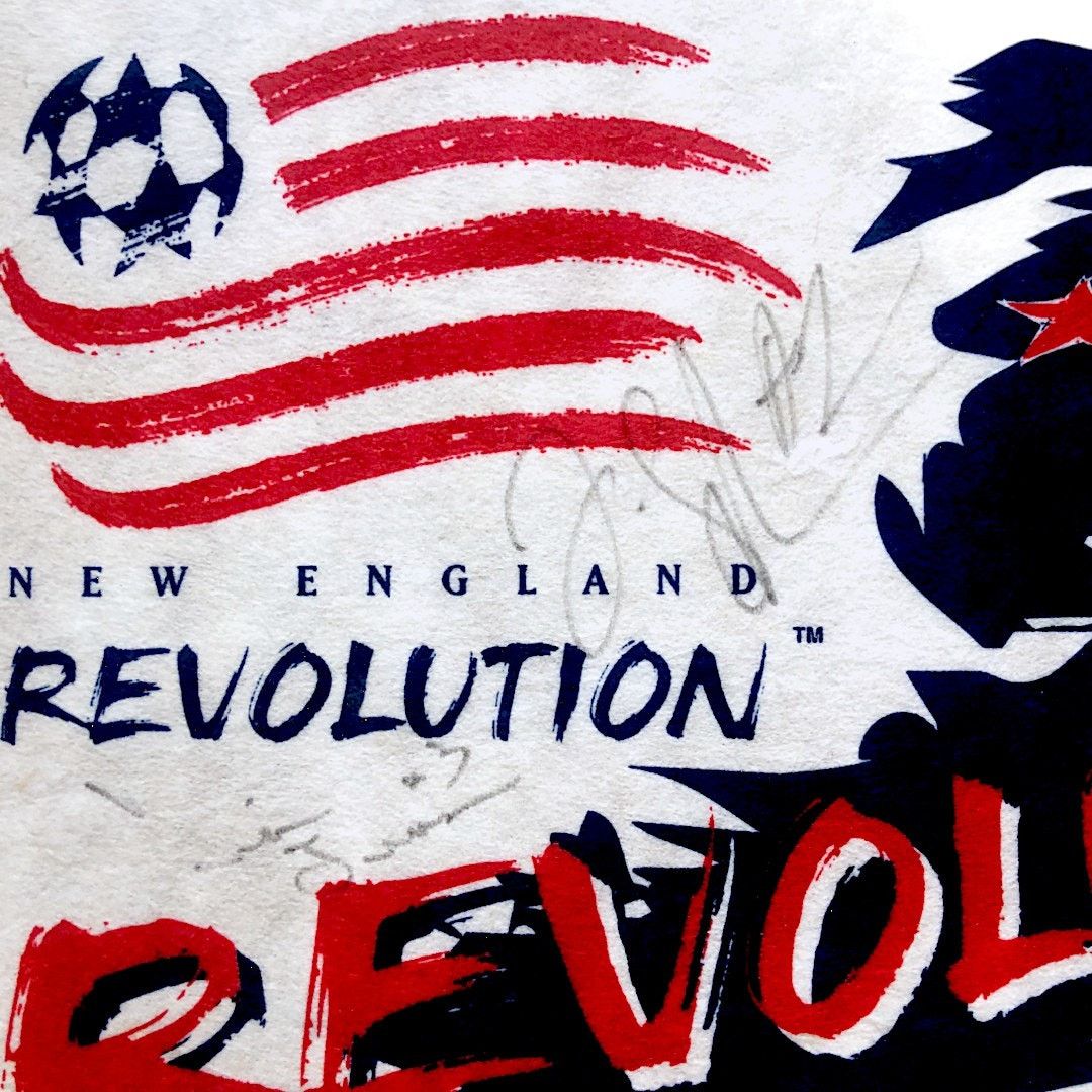 Other New England Revolution 1997 Autographed Pennant Size ONE SIZE - 5 Thumbnail