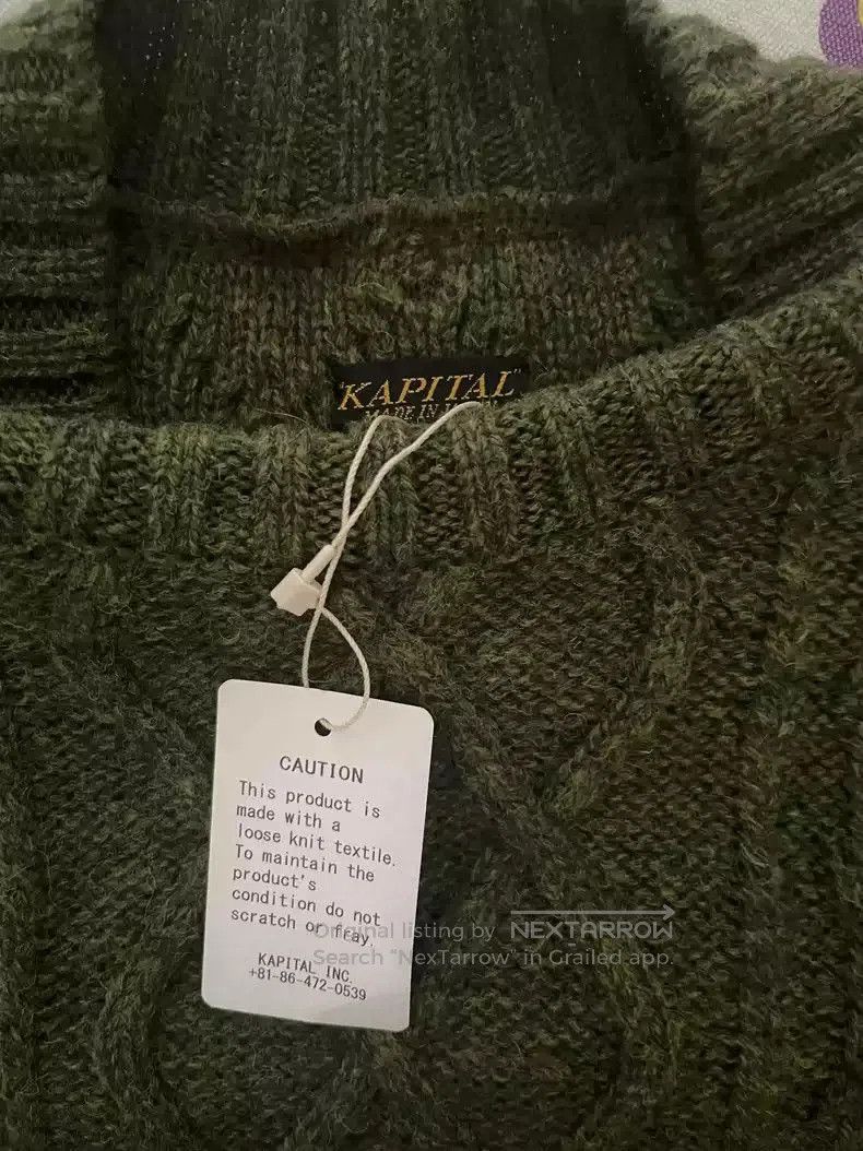 Kapital kapital Smiling pure wool sweater. Size US S / EU 44-46 / 1 - 3 Thumbnail