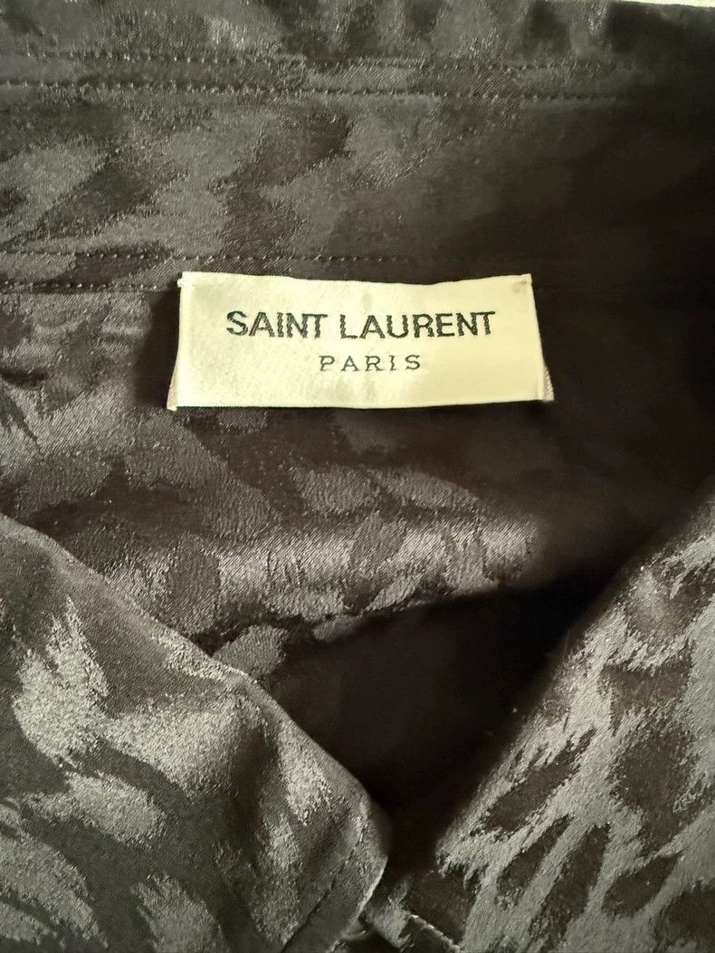 Saint Laurent Paris Saint Laurent Paris size 38 Leopard print shirt 2505-Nexta Size US M / EU 48-50 / 2 - 2 Thumbnail