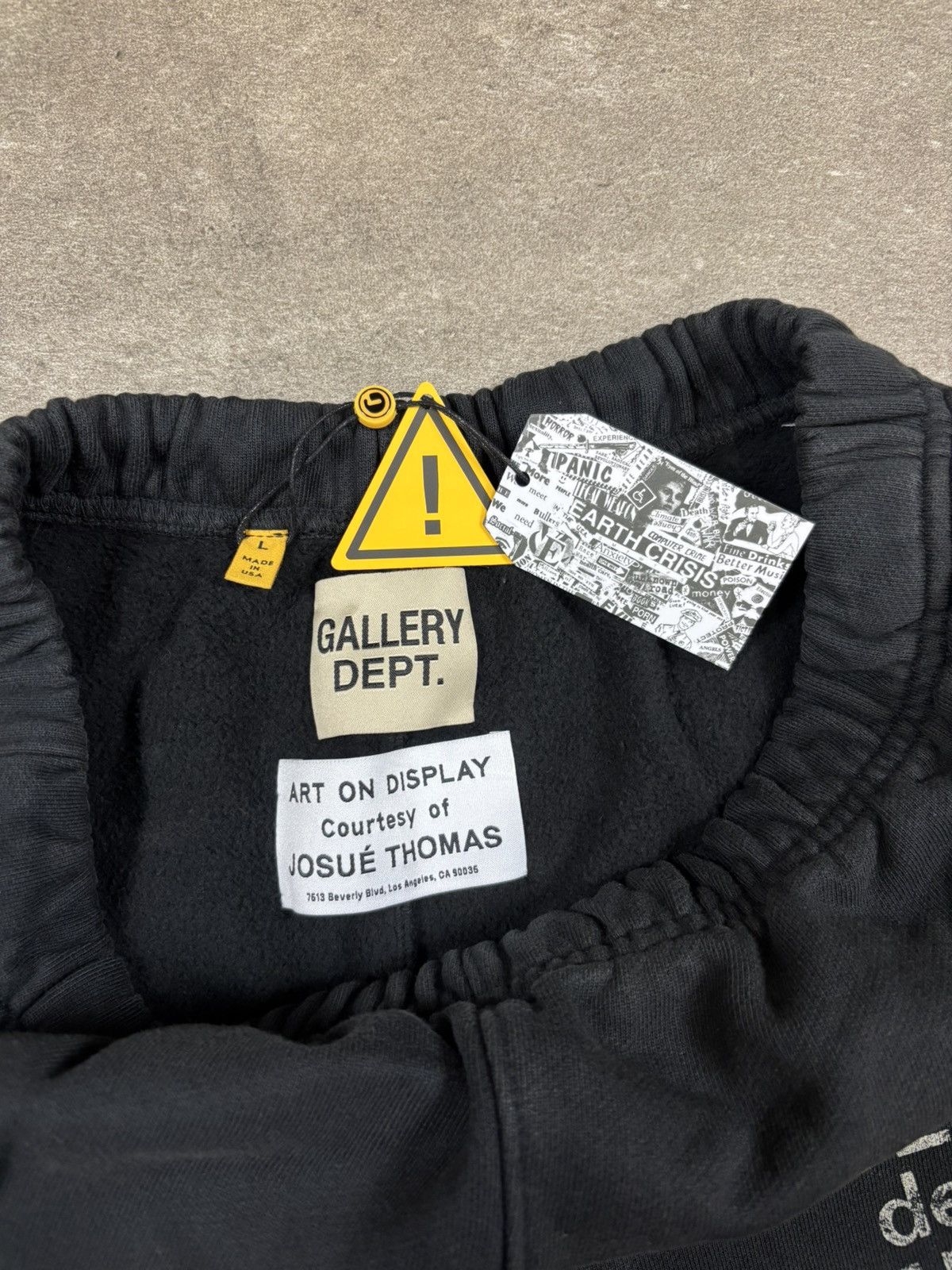 Gallery Dept. Gallery Dept Sweatpants Washed Black Size US 34 / EU 50 - 9 Thumbnail