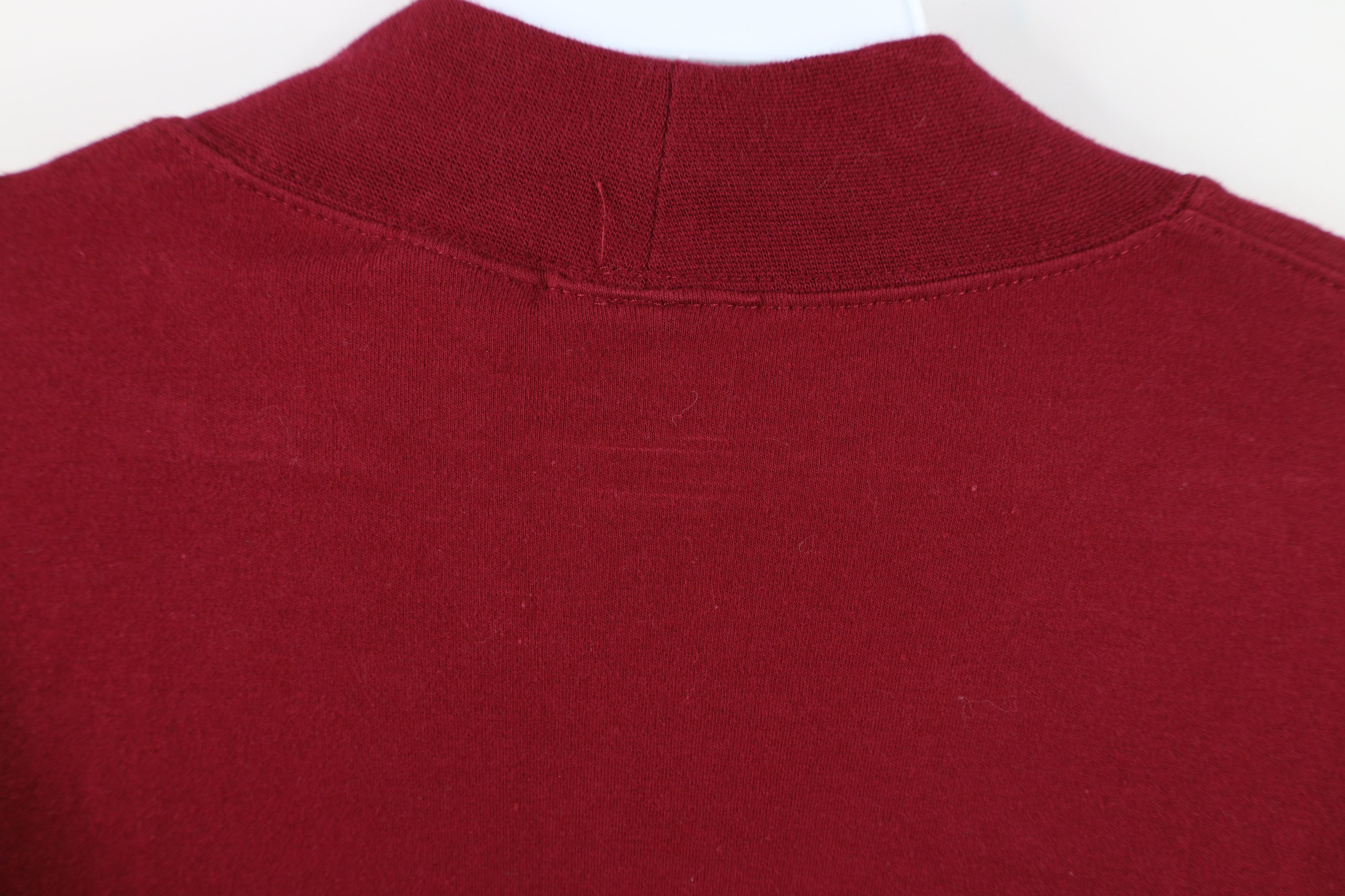 Eddie Bauer Vintage 90s Eddie Bauer Mock Neck Long Sleeve T-Shirt Red Size US XL / EU 56 / 4 - 9 Thumbnail