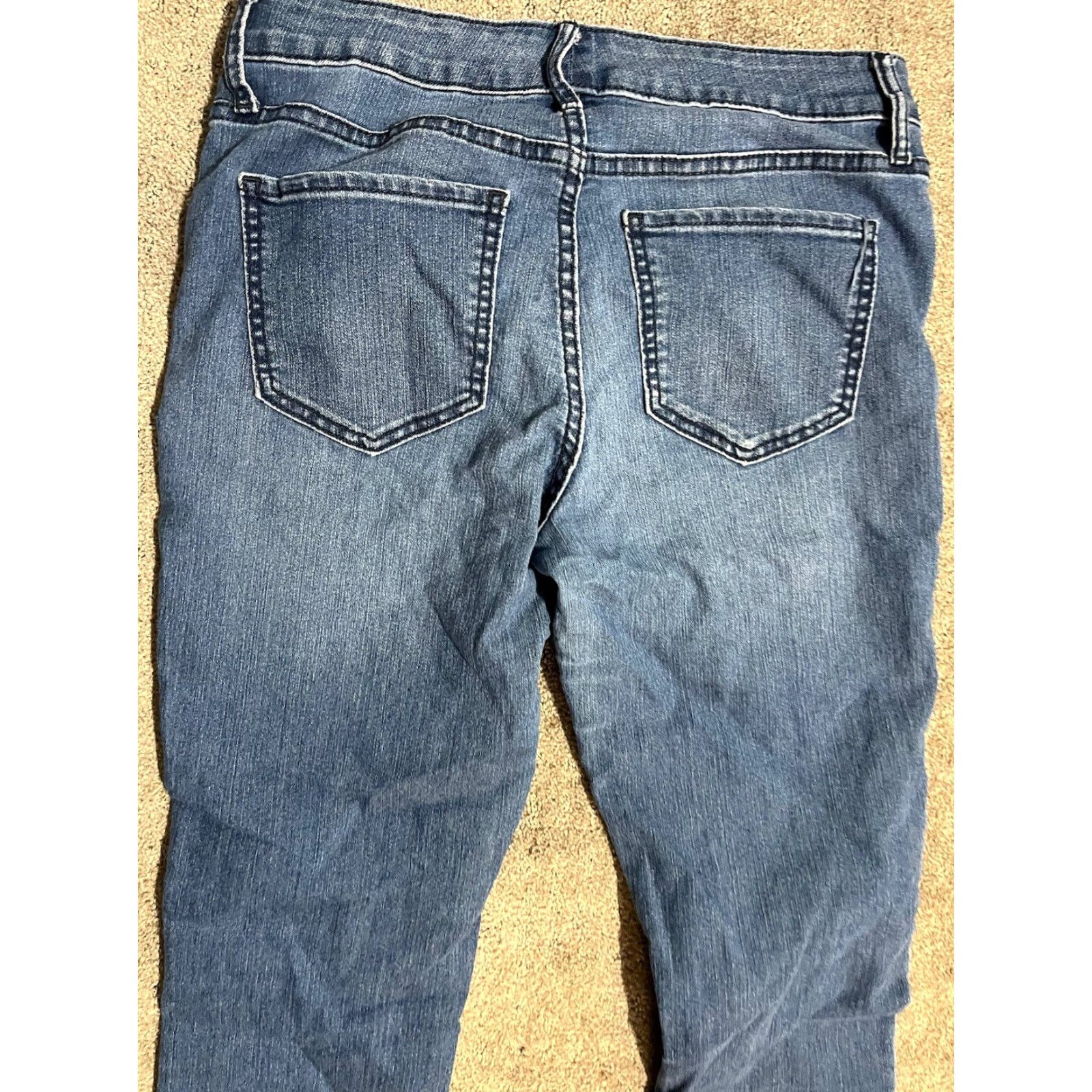 Old Navy Old Navy Jeans Mid Rise Women Regular Stretch Blue 6 Slim Skinny Denim Cotton Polyester Spandex Jeans Womens Size 28" / US 6 / IT 42 - 3 Thumbnail