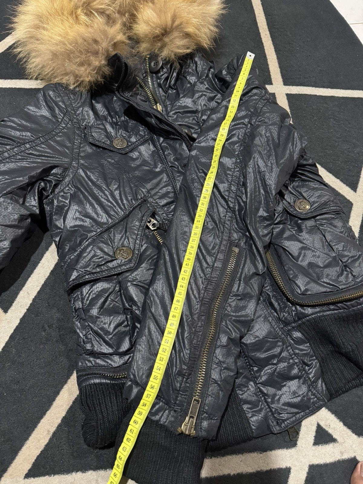 If Six Was Nine Fur Puffer Hoodie Jacket Moussy Archived Vkei styled Size US M / EU 48-50 / 2 - 8 Thumbnail