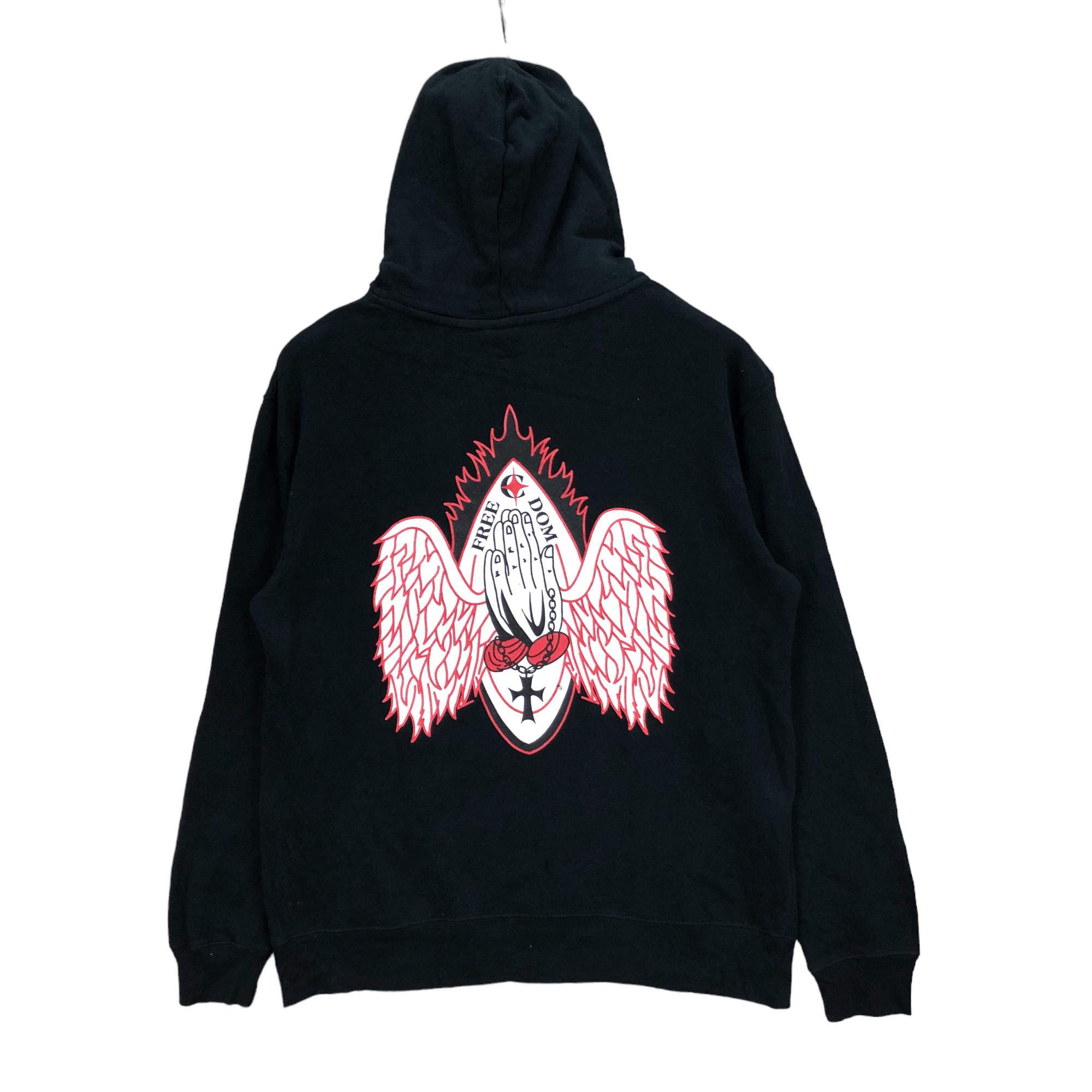 Japanese Brand WINGS OF FREEDOM GRAPHIC HOODIES #5210-180 Size US L / EU 52-54 / 3 - 1 Thumbnail