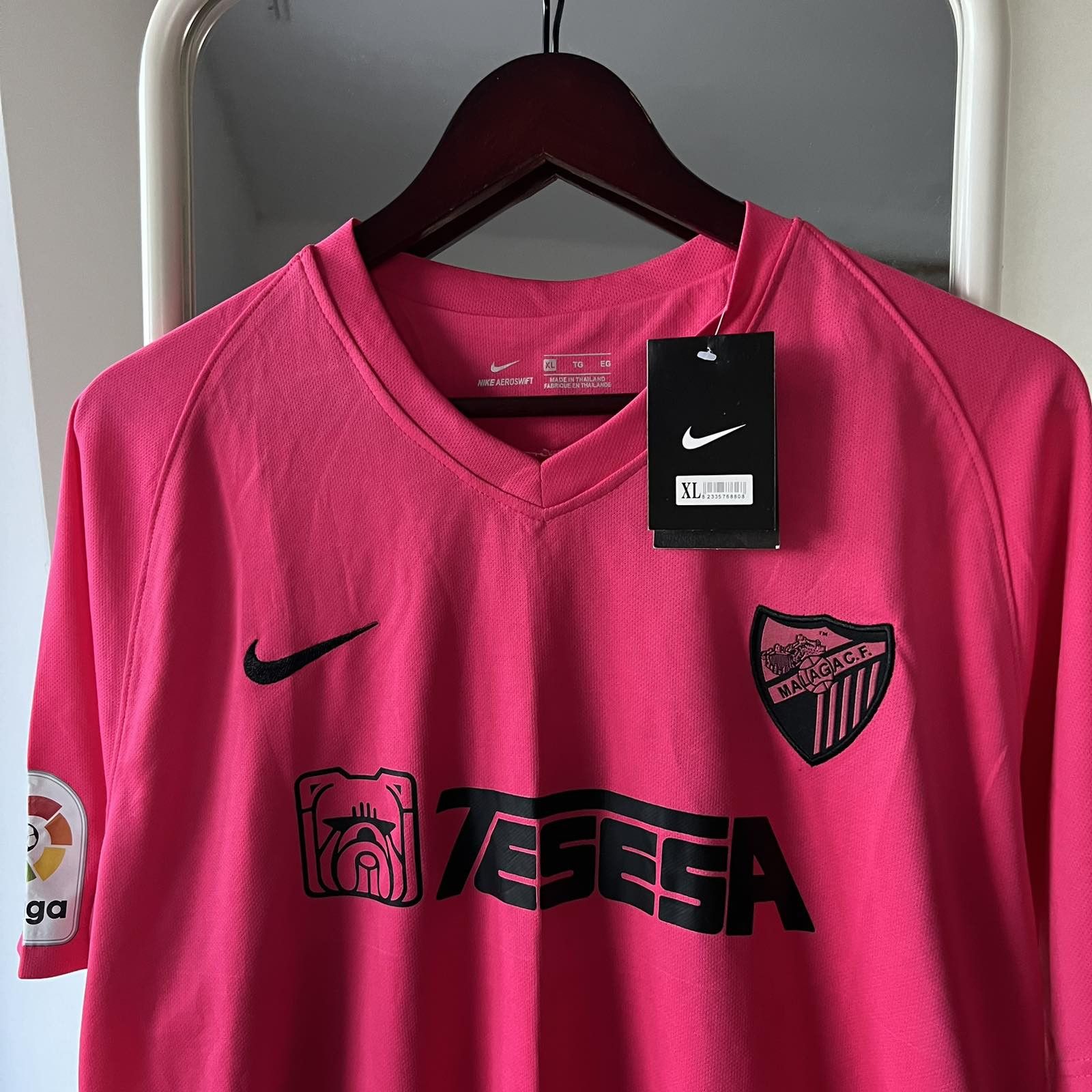 Nike Malaga 2019 Football Shirt Nike Pink Soccer Jersey Size XL Size US XL / EU 56 / 4 - 4 Thumbnail