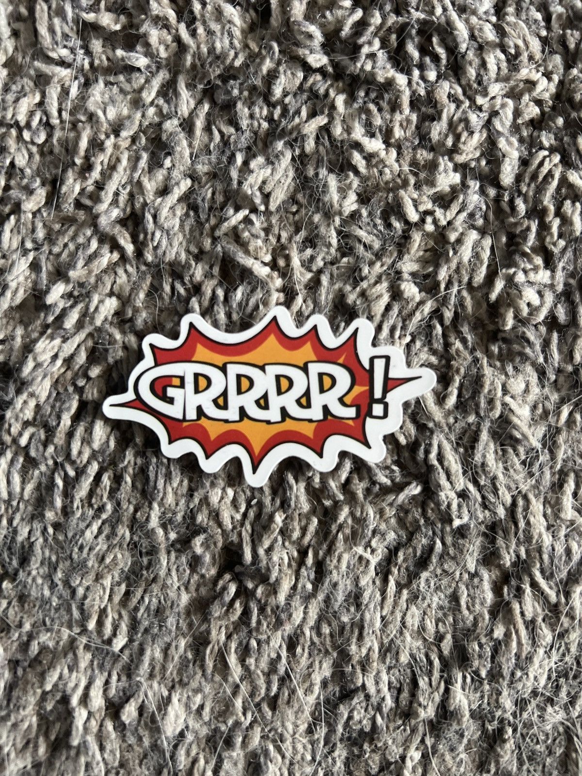 Hypebeast Grrrr! Sticker Size ONE SIZE - 1 Thumbnail